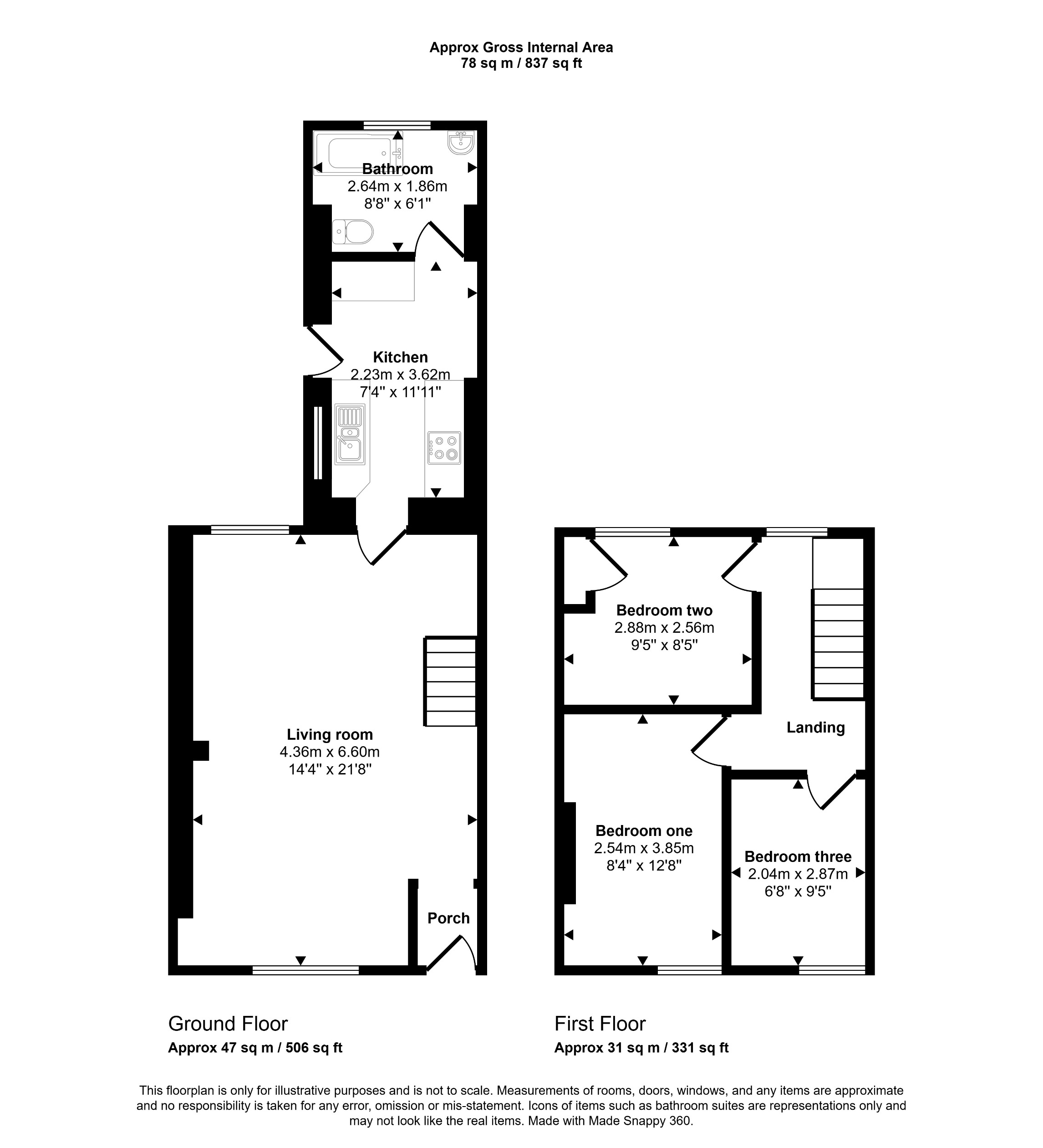 28, Dynever Terrace, Caerphilly floorplan