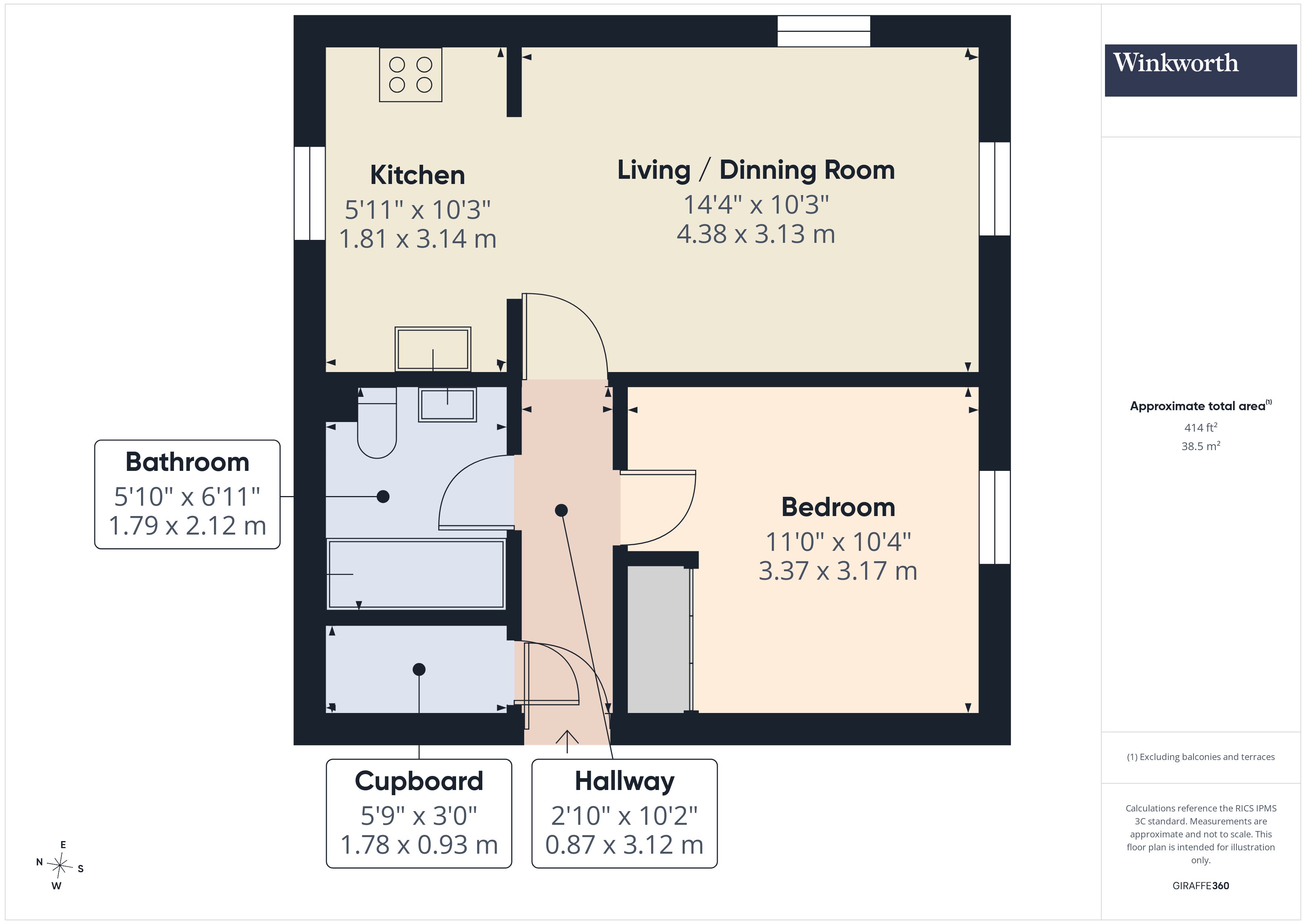 16, Lysander Gardens, Surbiton floorplan