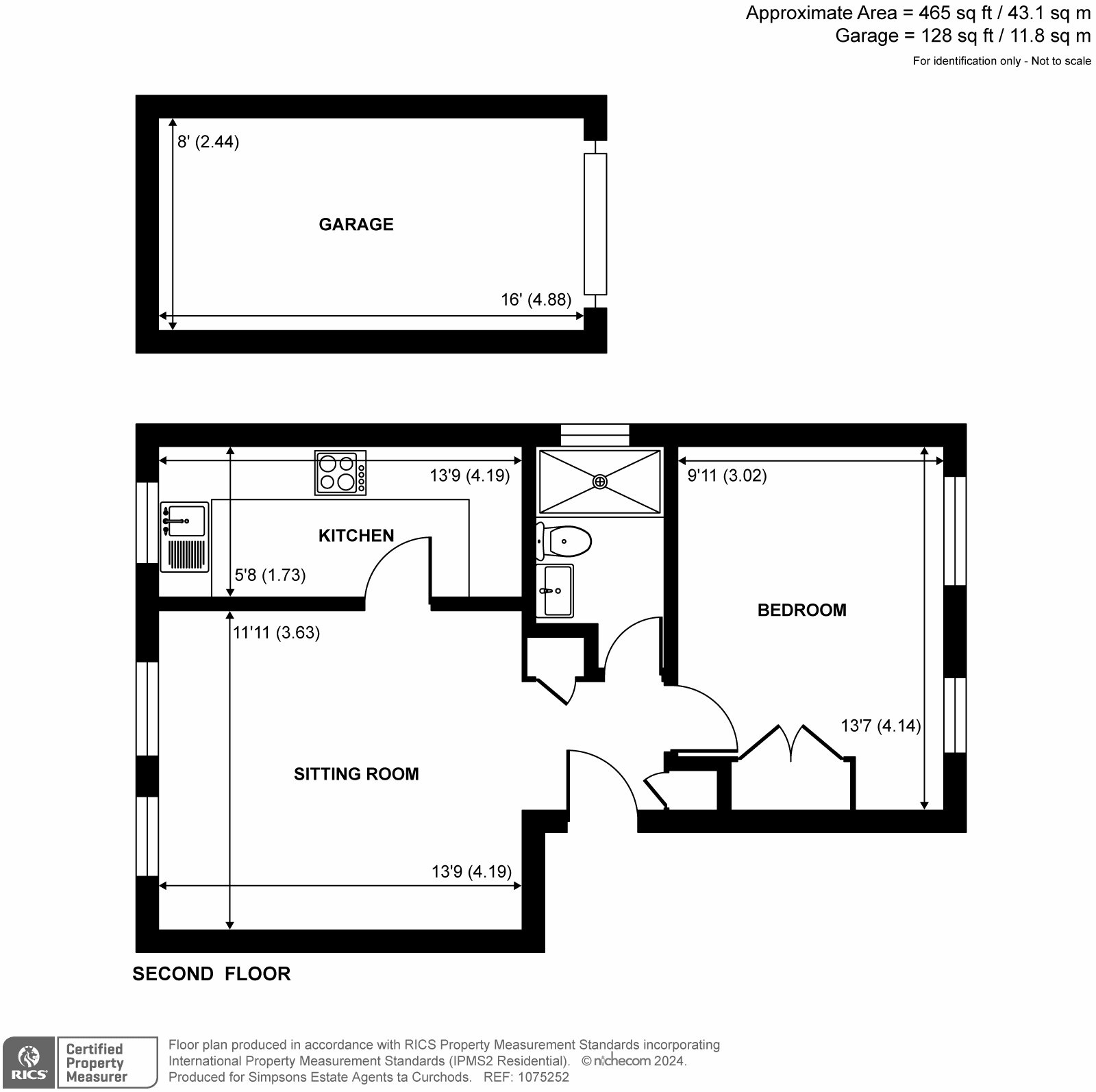 Harrowdene Gardens, Teddington TW11, 1 bedroom flat for sale 66440232