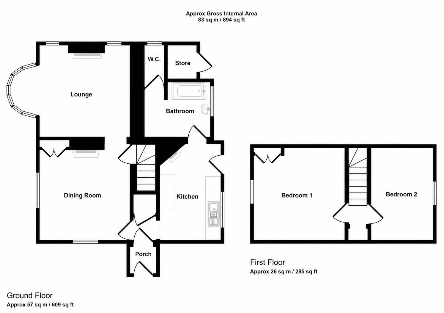 123 The Cottage, Saffron Road, Wigston floorplan