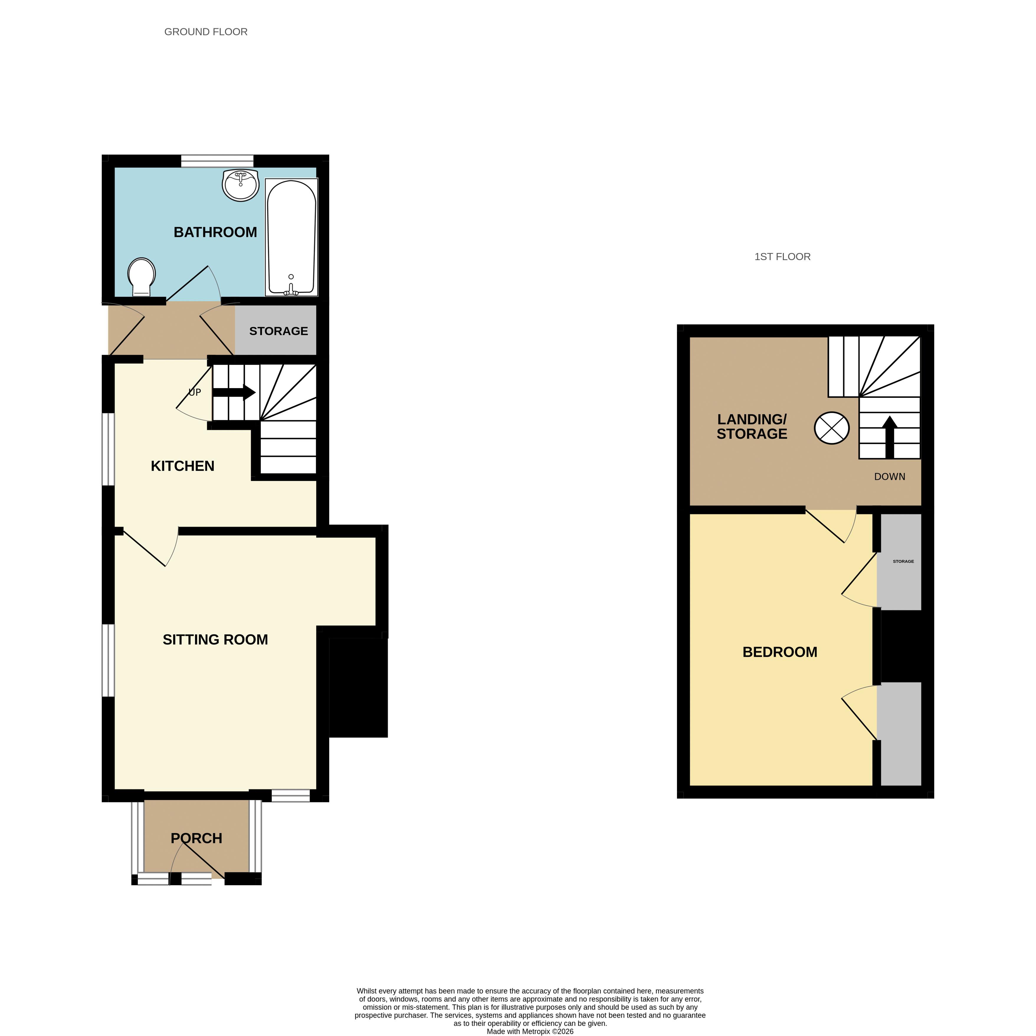Tinkers Cottage, 102, Kingshall Green, Bury St. Edmunds floorplan