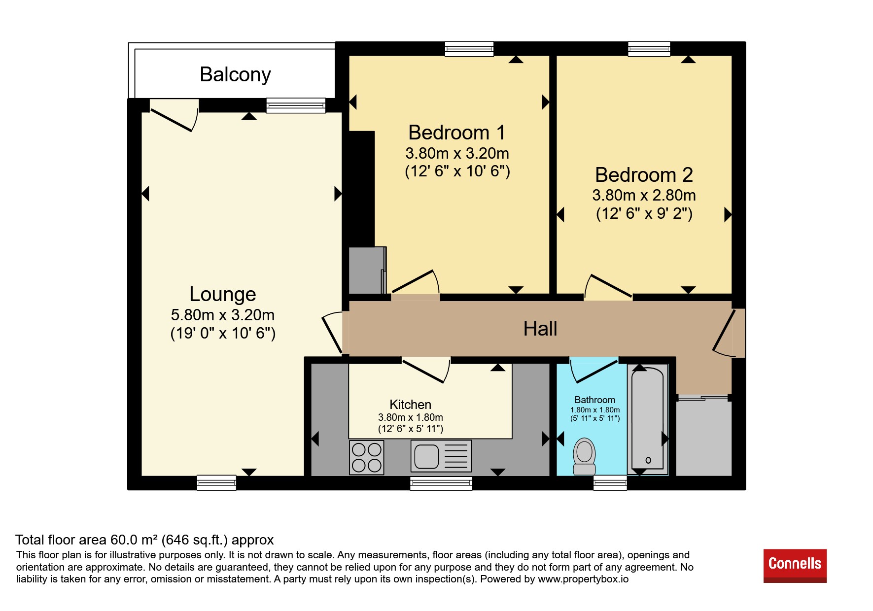 227, Whipperley Ring, Luton floorplan