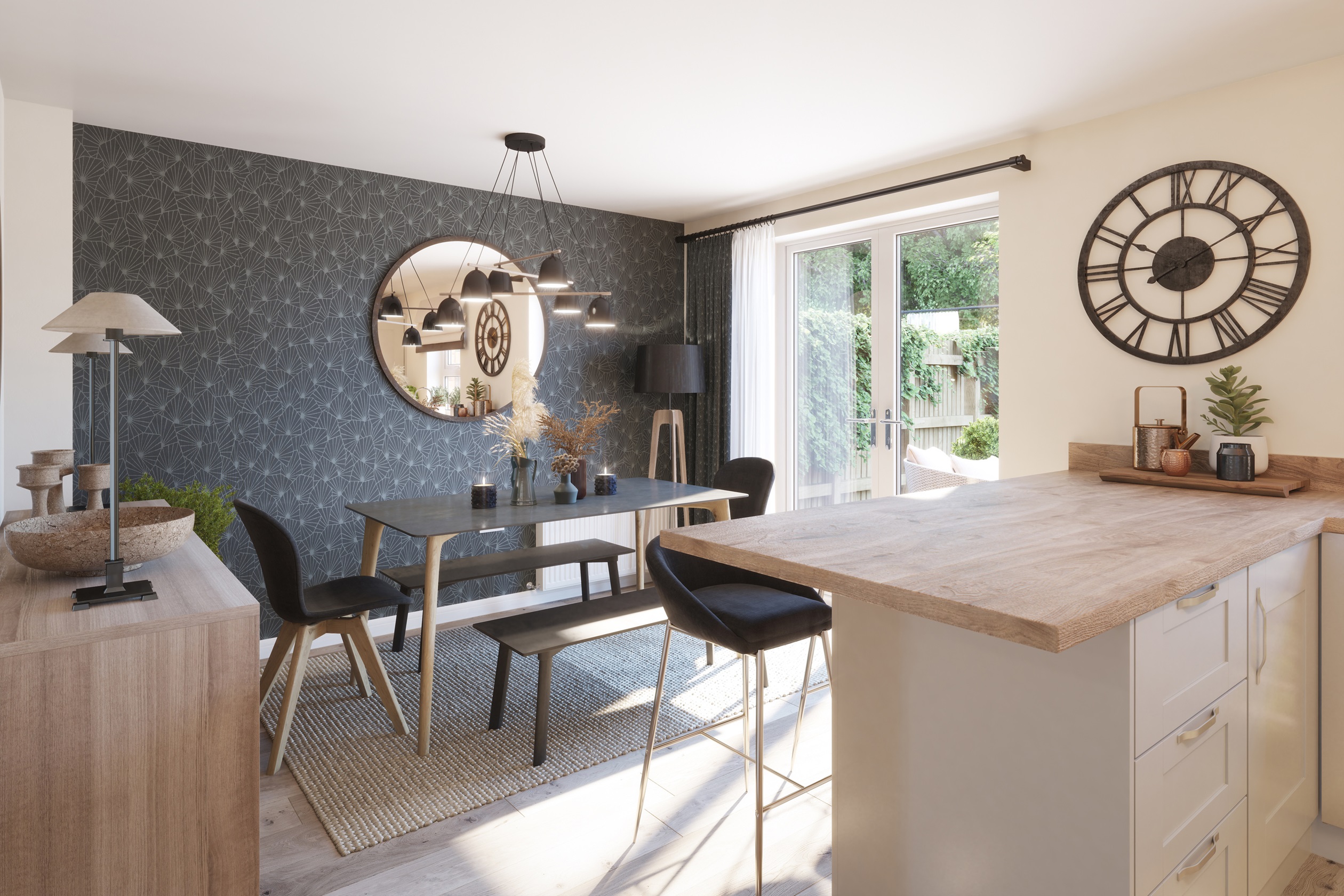 Kitchen And Dining Room In A 4 Bed Chester