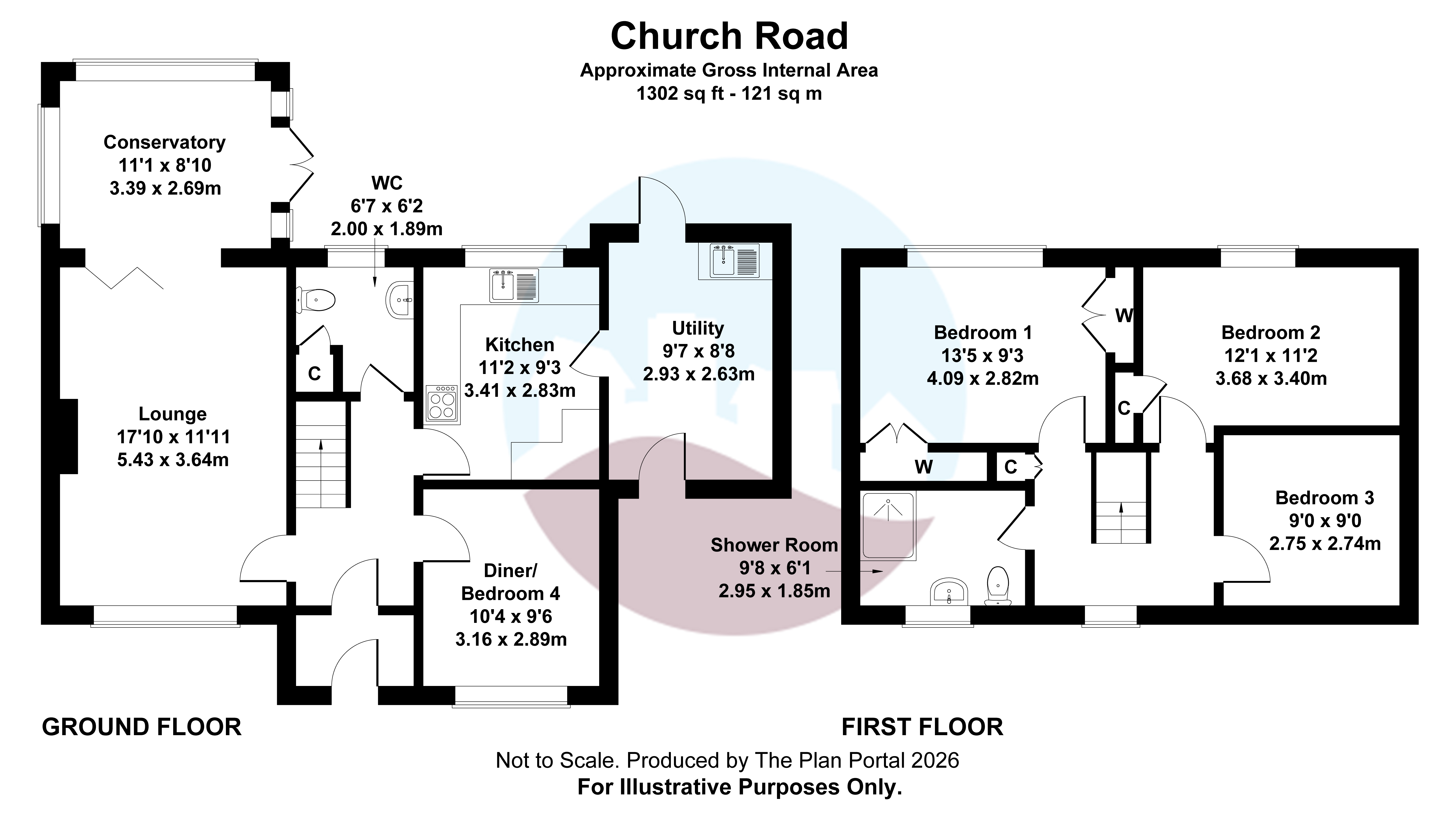 113, Church Road, Colchester floorplan
