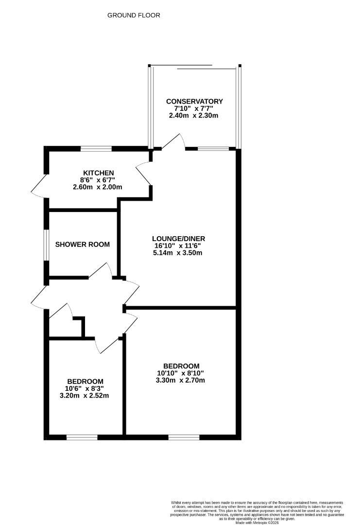 57, Hedgeway, Northampton floorplan