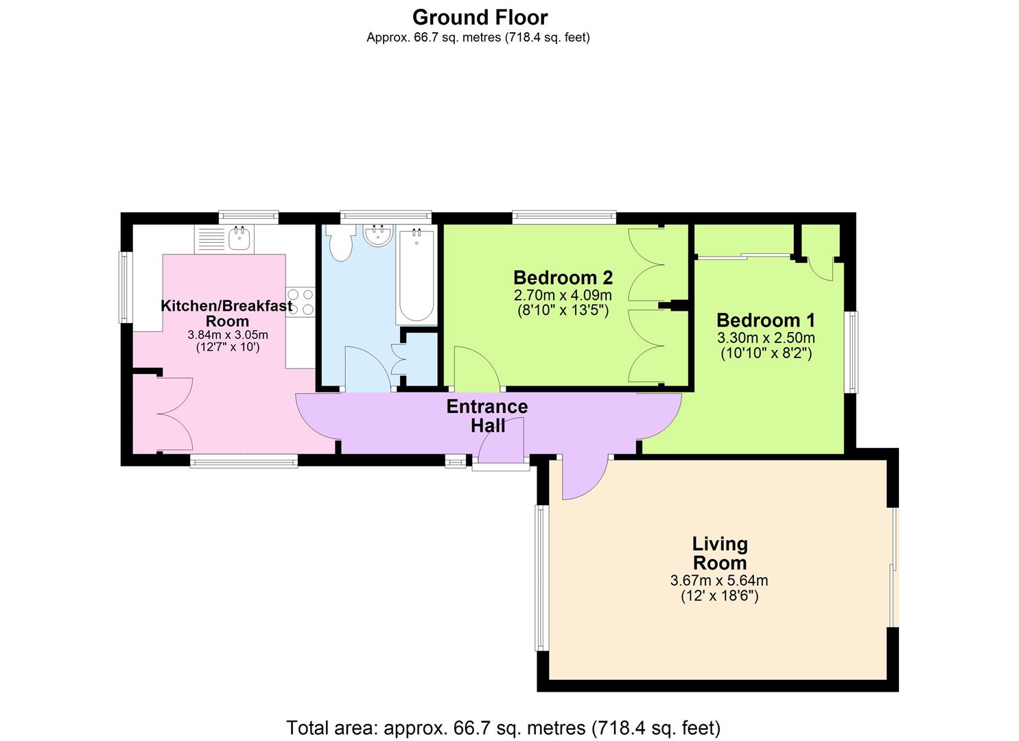Amberley Croft, Holbach, Hereford floorplan