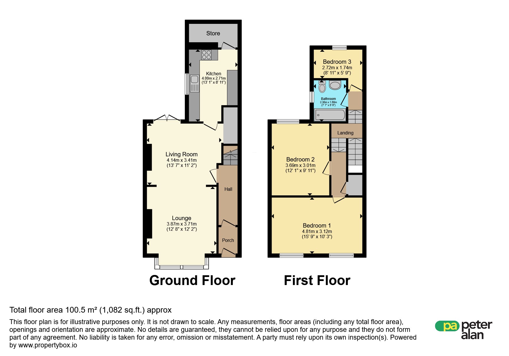 23, Springfield Street, Swansea floorplan