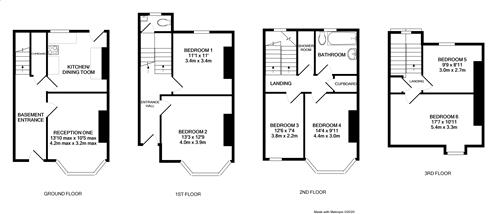 Richmond Road, Oxford floorplan