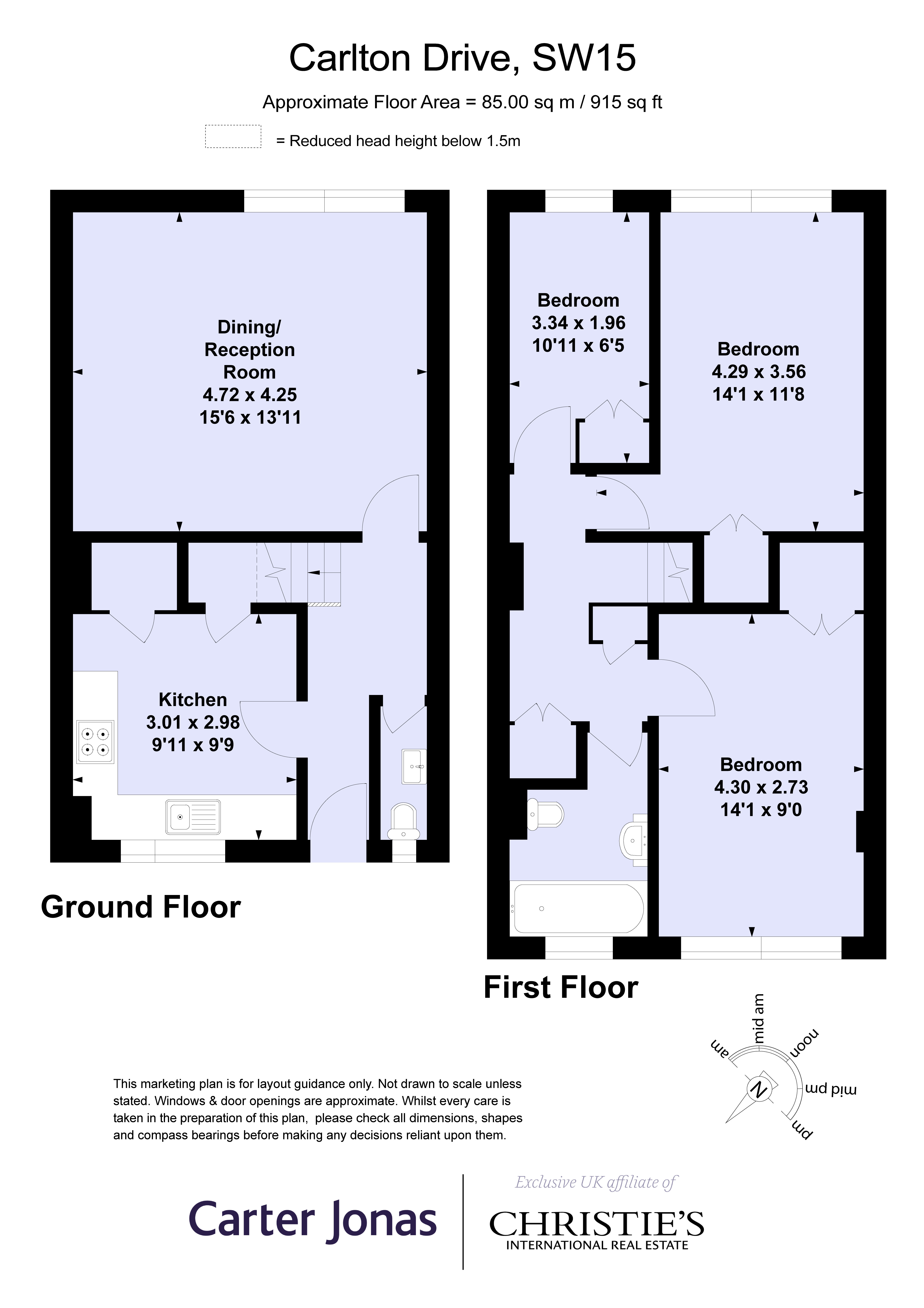 Flat 6, 24, Carlton Drive, London floorplan