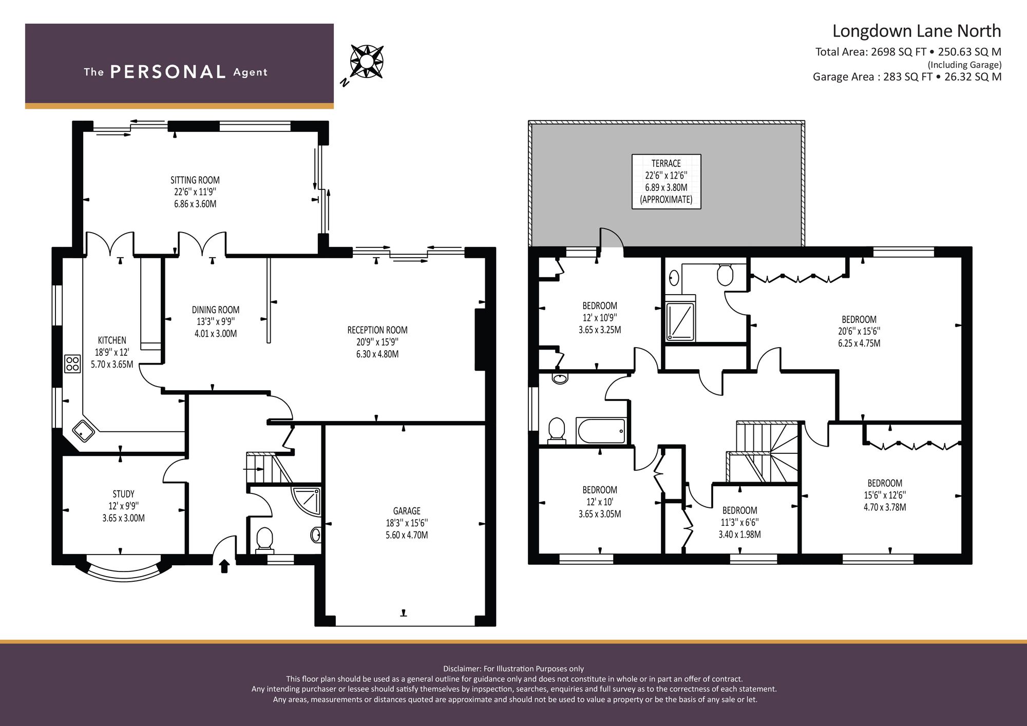 3a Longdown Lane North, Epsom floorplan