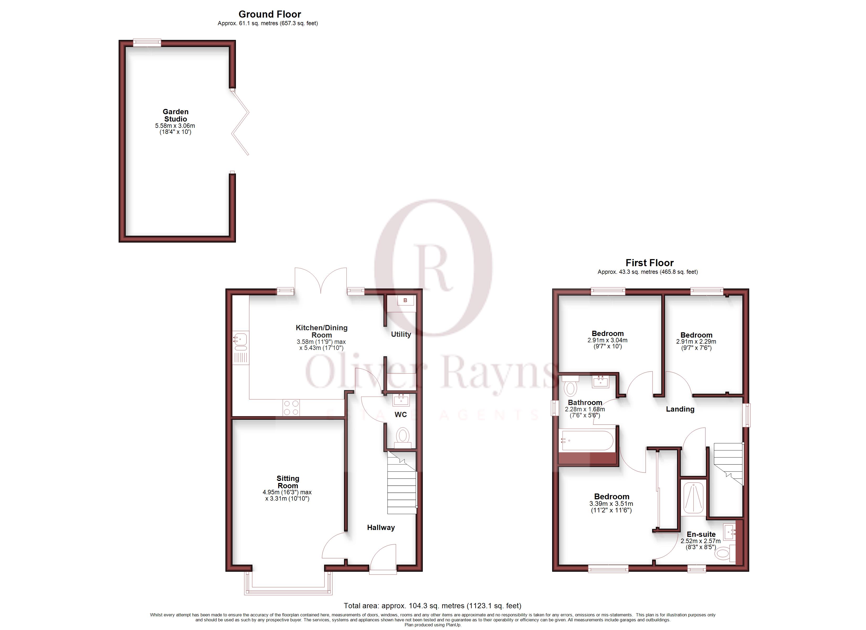 26, Pollards Road, Leicestershire floorplan