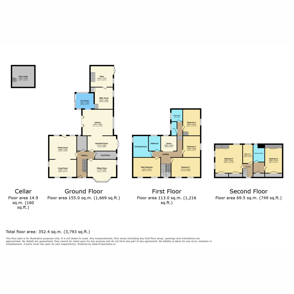 St Albans House, Grange Road, Geddington floorplan