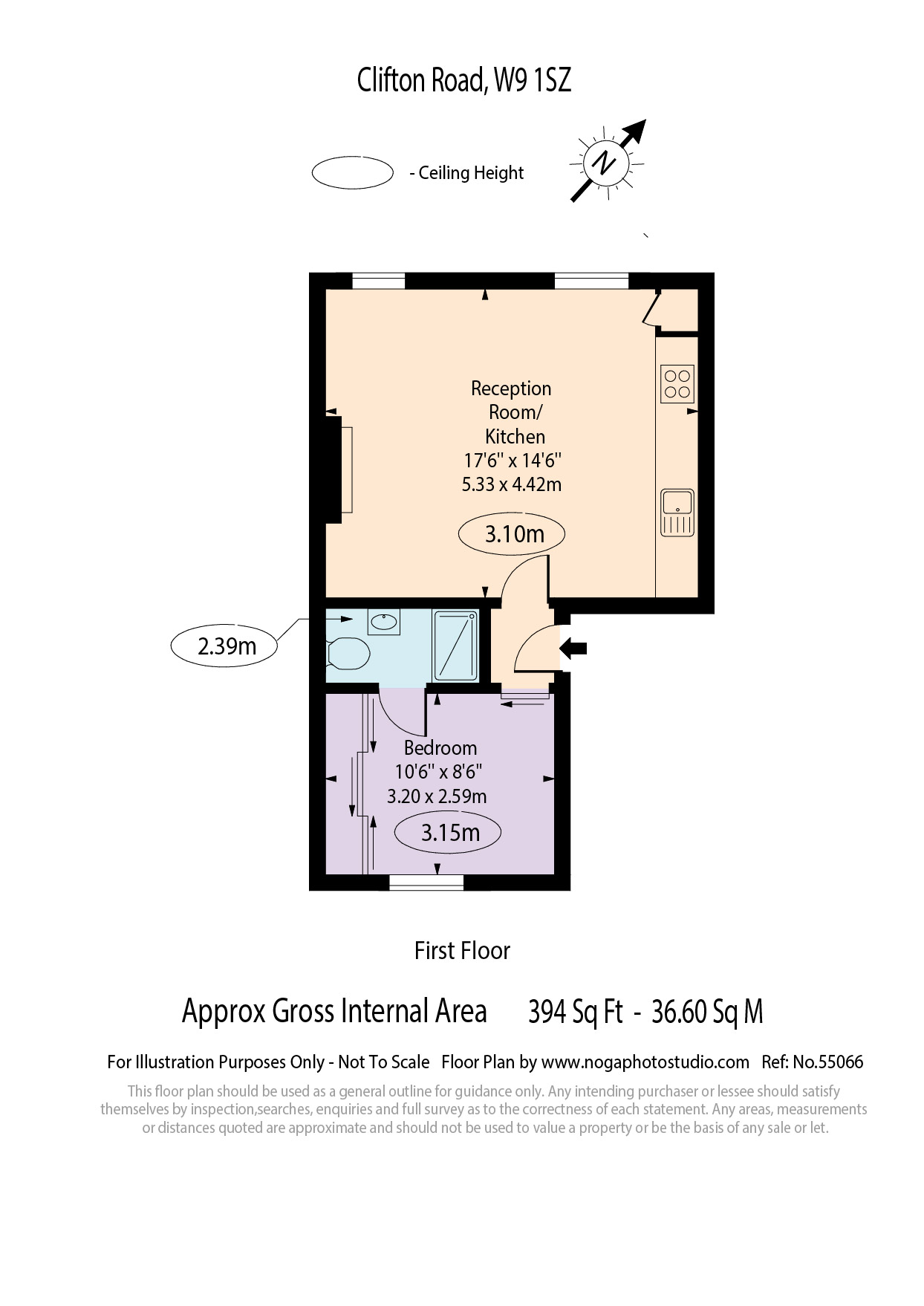 Clifton Road, London floorplan