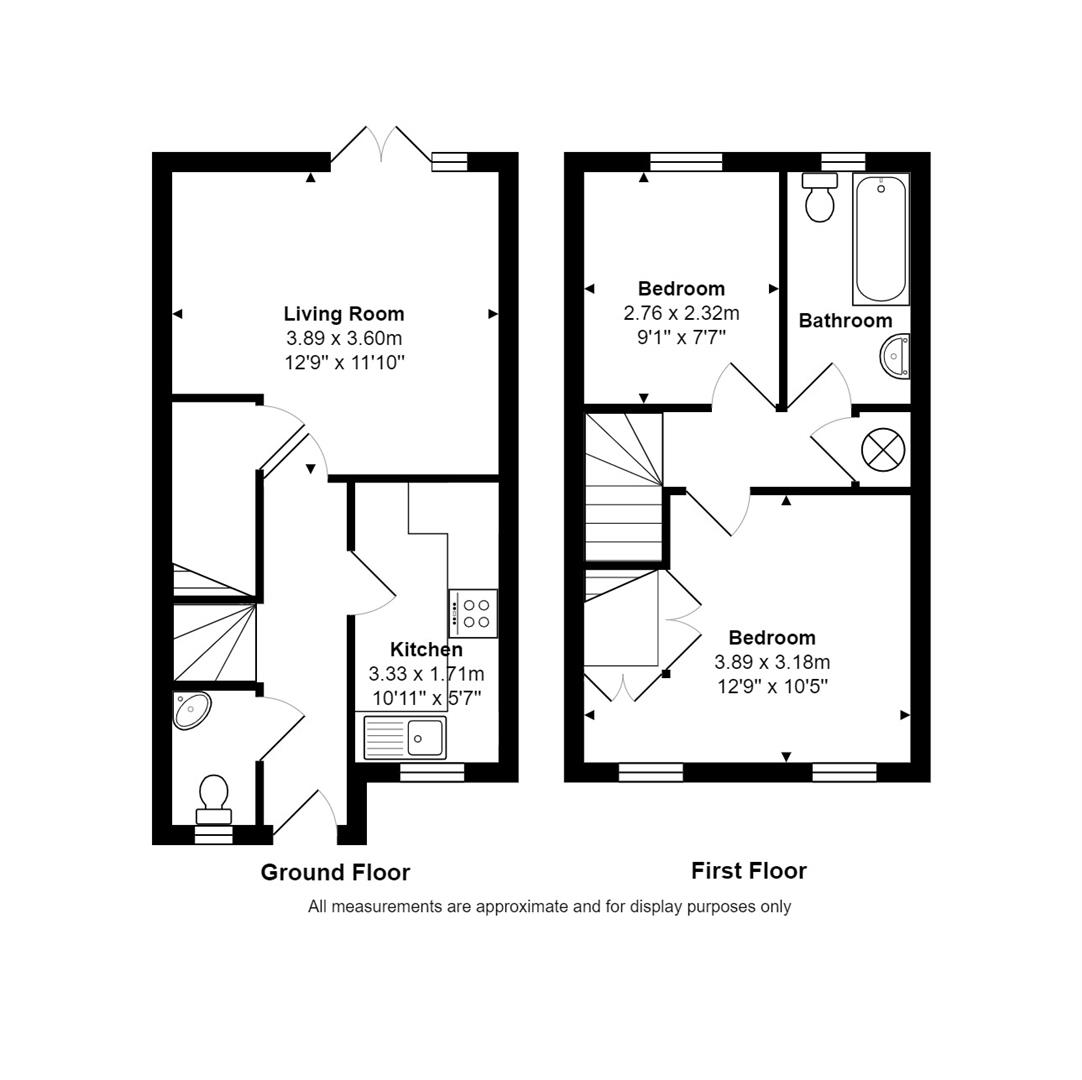 22, King John Street, Fleet floorplan
