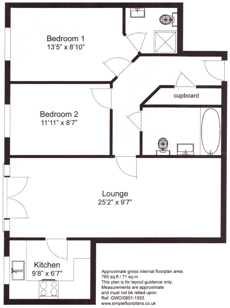 2 Bedrooms Flat for sale in St. Andrews Gate, Heathside Road, Woking GU22