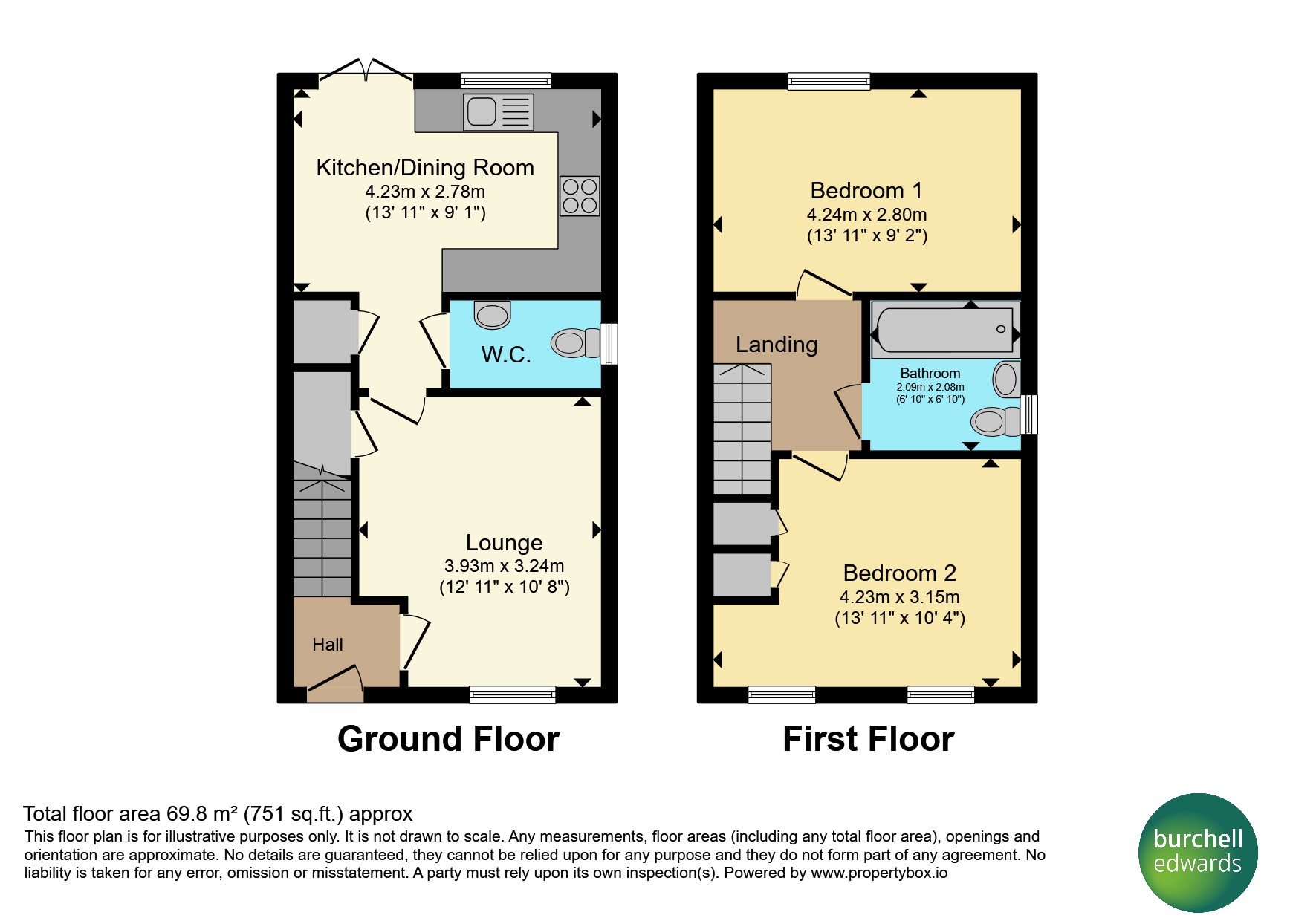 14, Oakwell Drive, Matlock floorplan