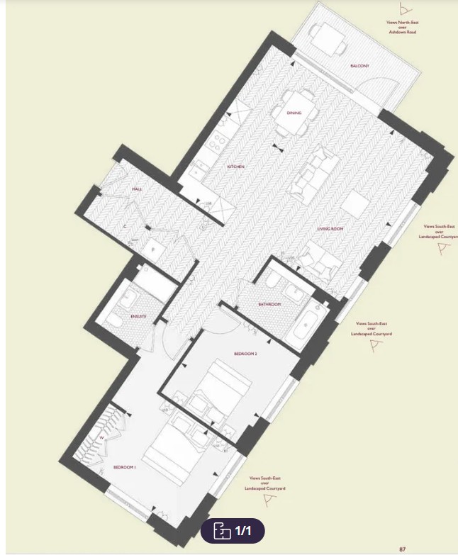 Attlee House, Heritage Walk, Kingston upon Thames floorplan