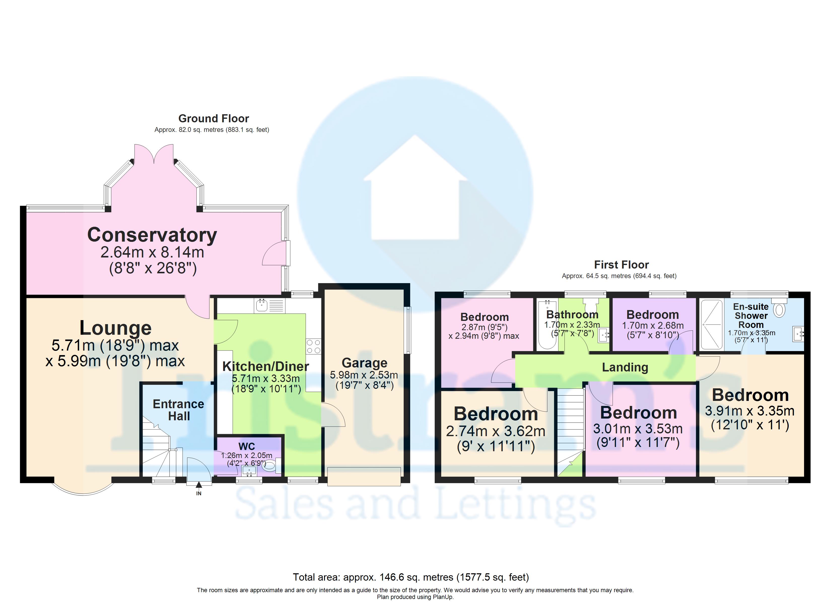 9, Moorsholm Drive, Nottingham floorplan