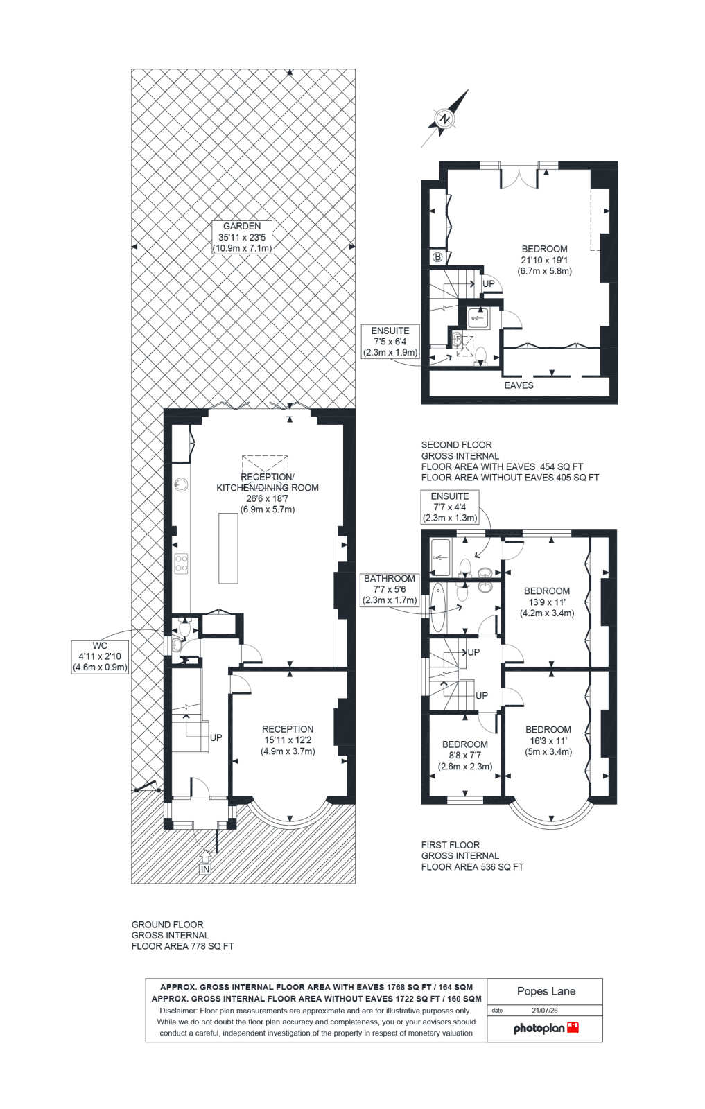 146, Popes Lane, London floorplan