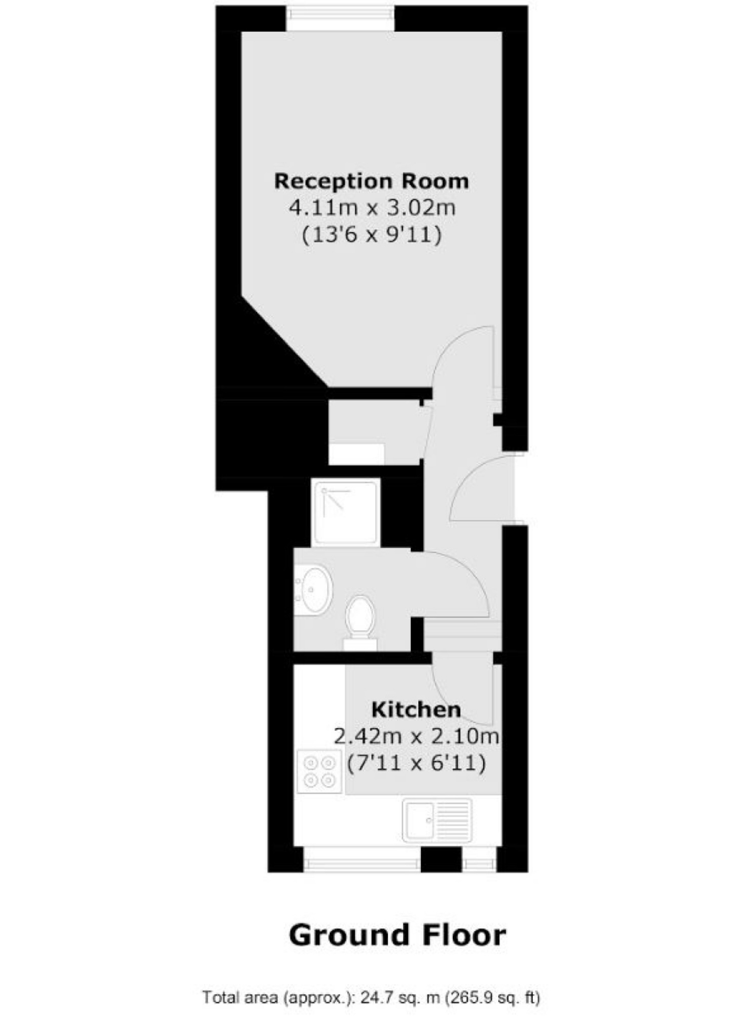 Flat 29, Sandwich House, Sandwich Street, London floorplan
