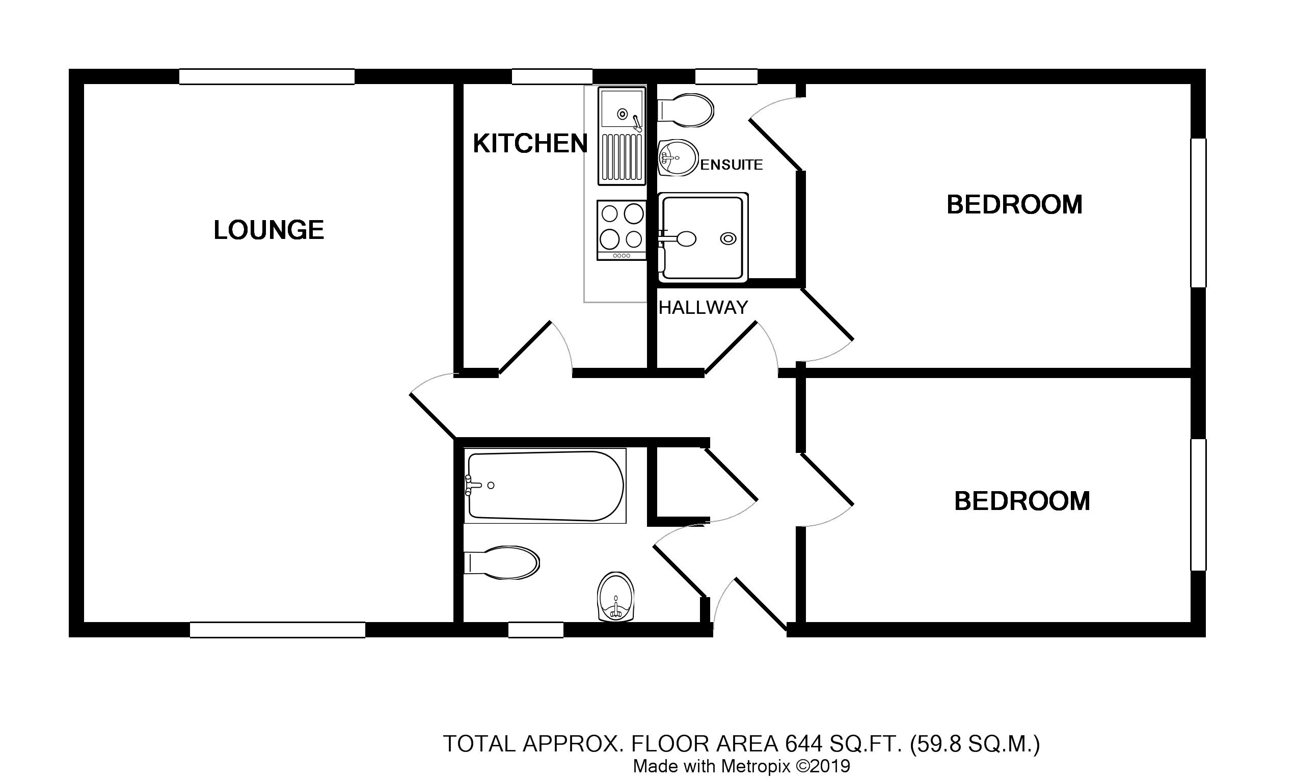 86, Bristol South End, Bristol floorplan