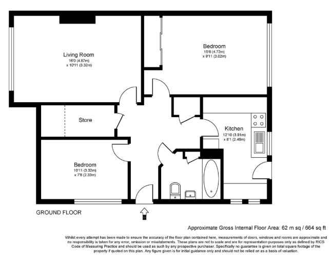 28, Royston Avenue, West Byfleet floorplan
