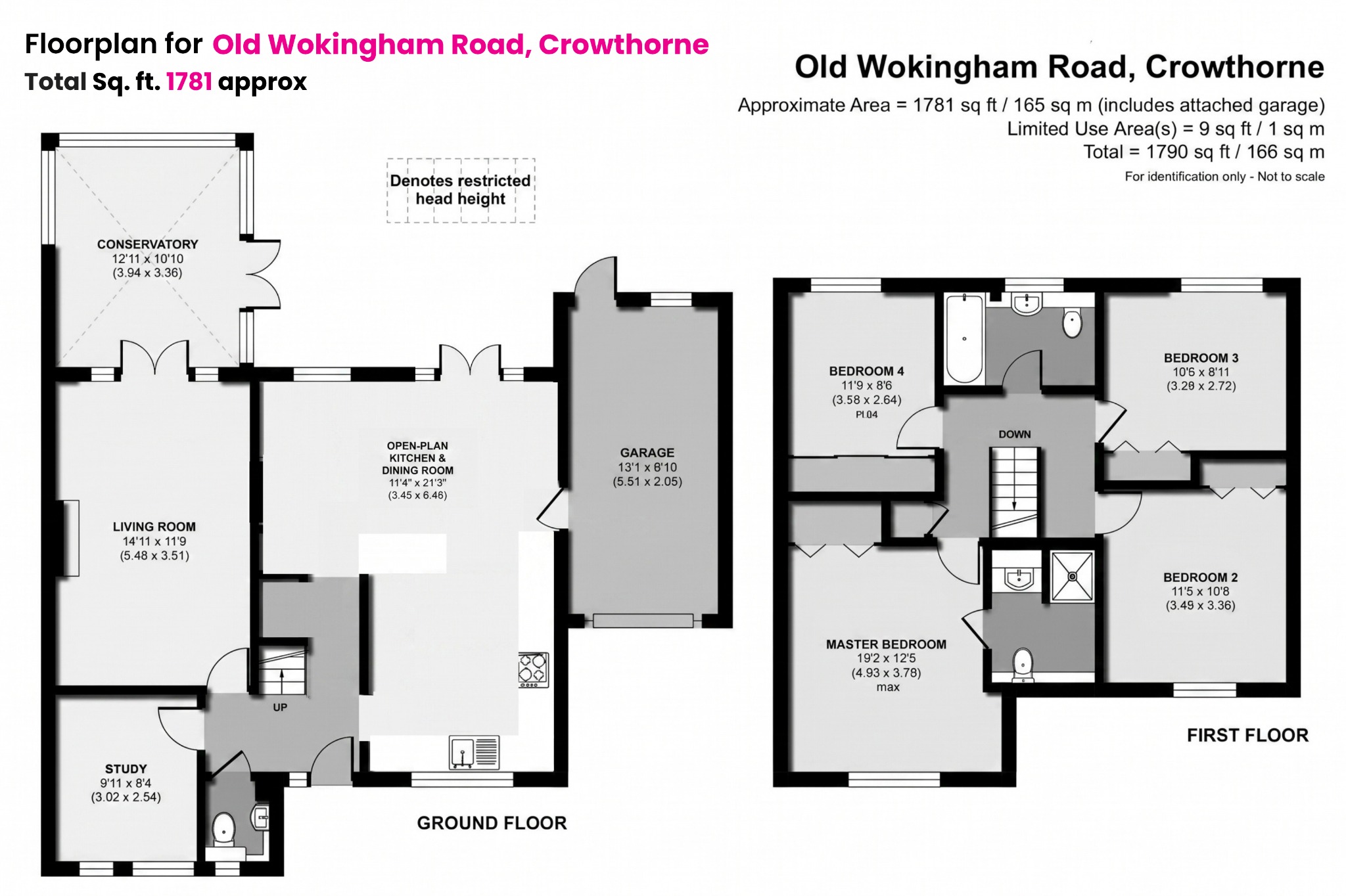 71, Old Wokingham Road, Crowthorne floorplan