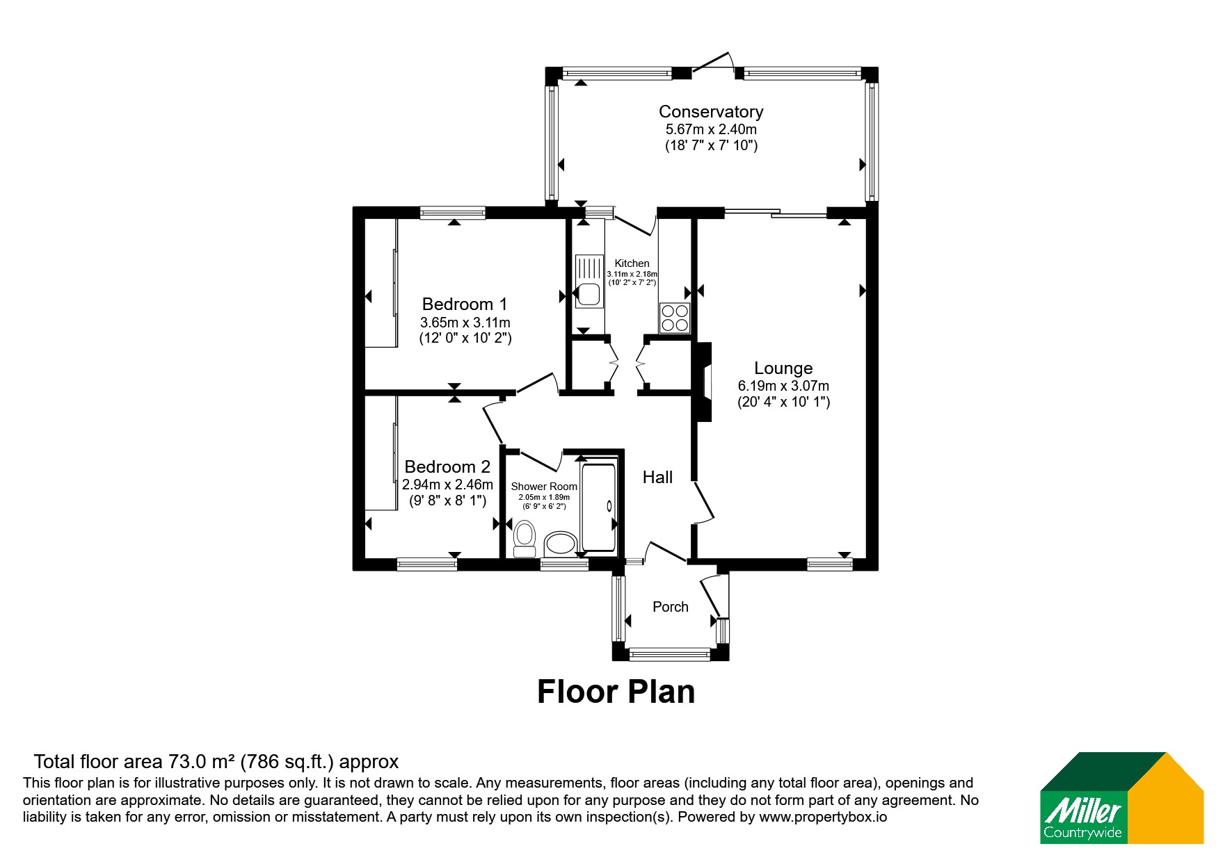 16, Wedgewood Road, Cornwall floorplan