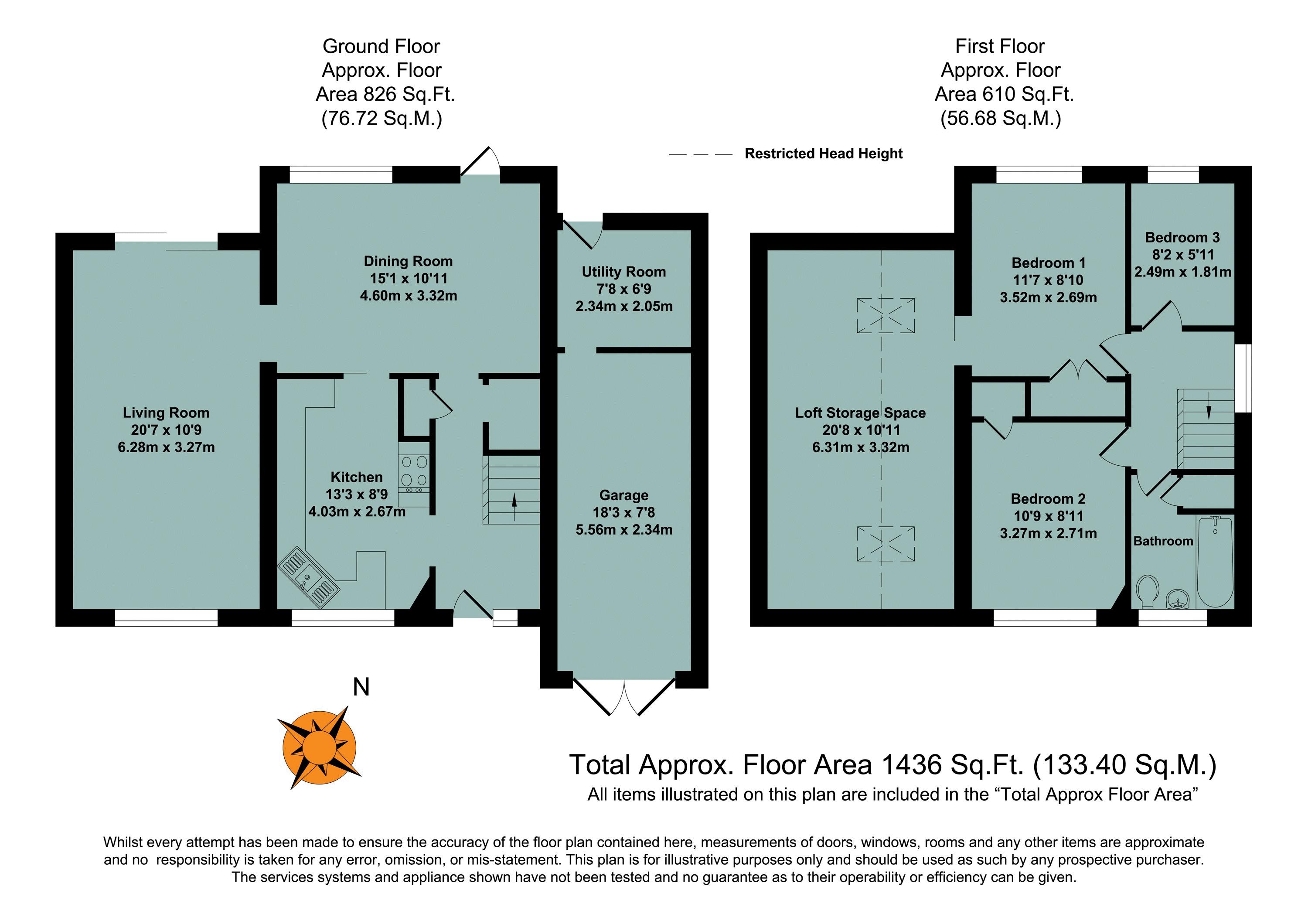 3 bed linkdetached house for sale in Westfield Road, Long Wittenham