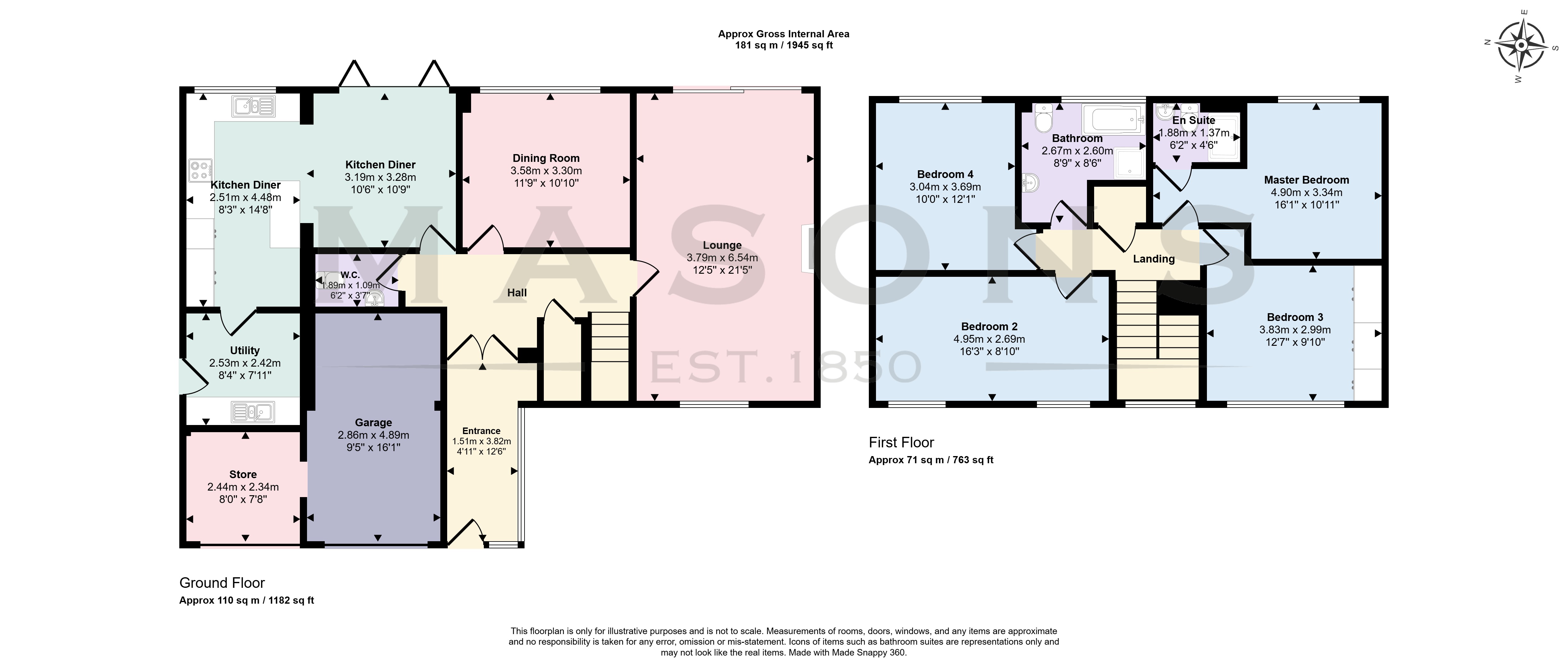 12, St. Marys Park, Louth floorplan