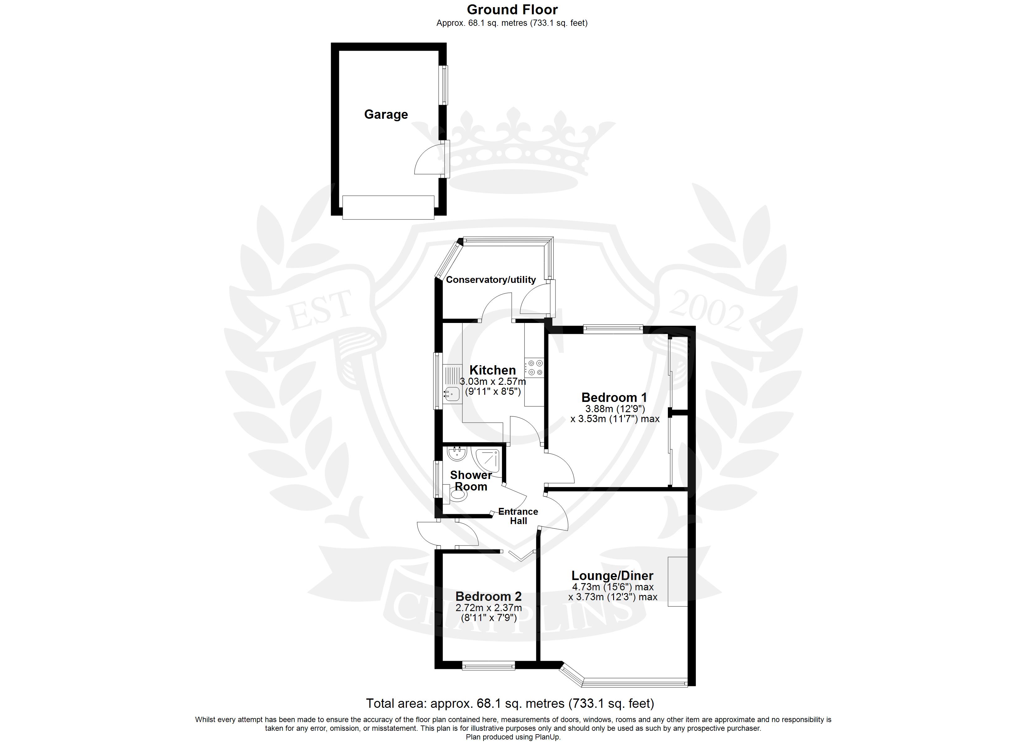 129, Fareham Park Road, Hampshire floorplan