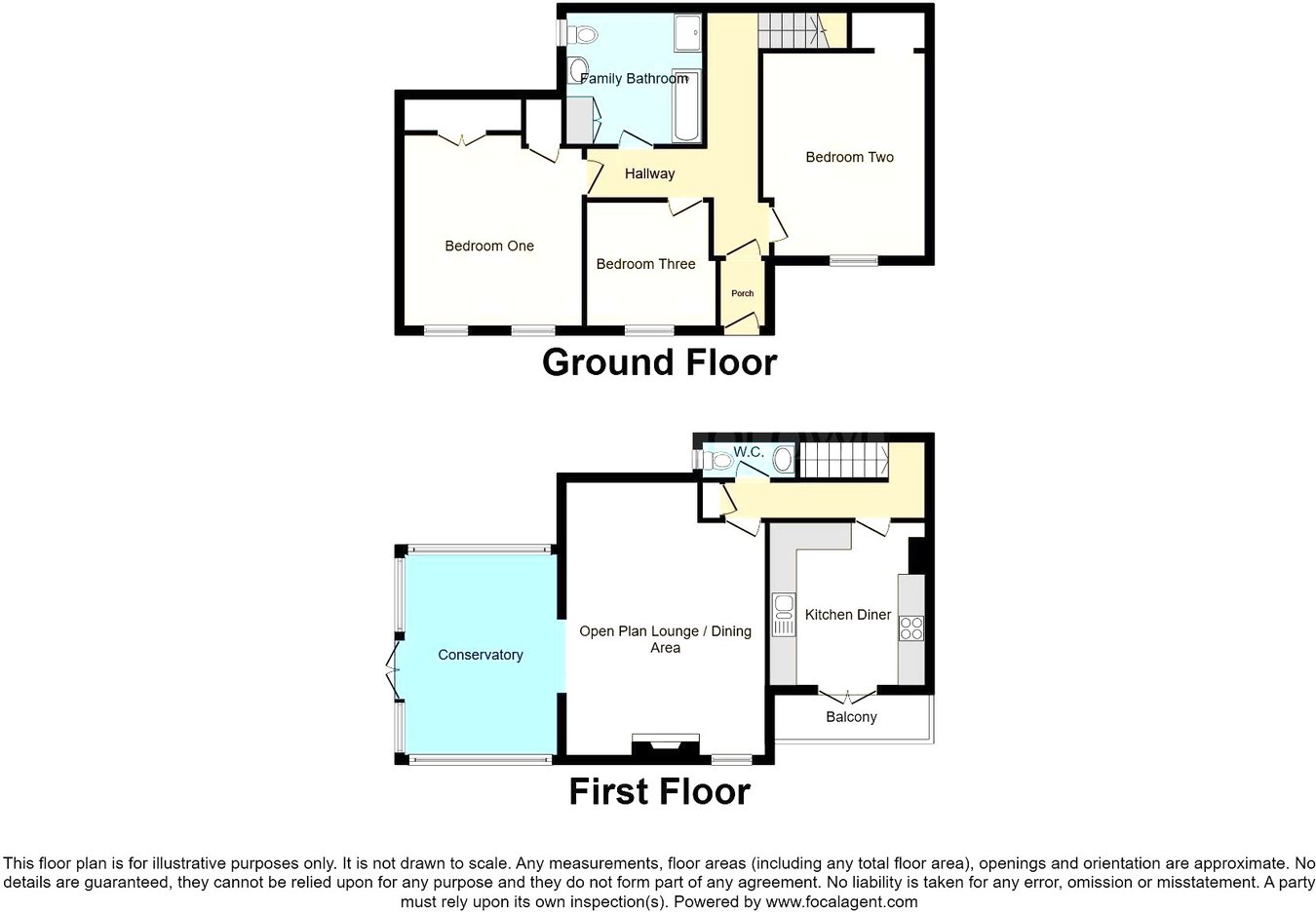 55, Hopton Lane, Mirfield floorplan