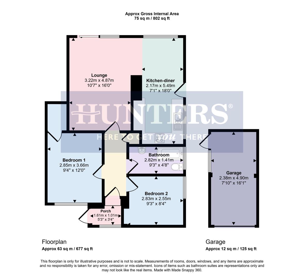 26, Britford Avenue, Wigston floorplan