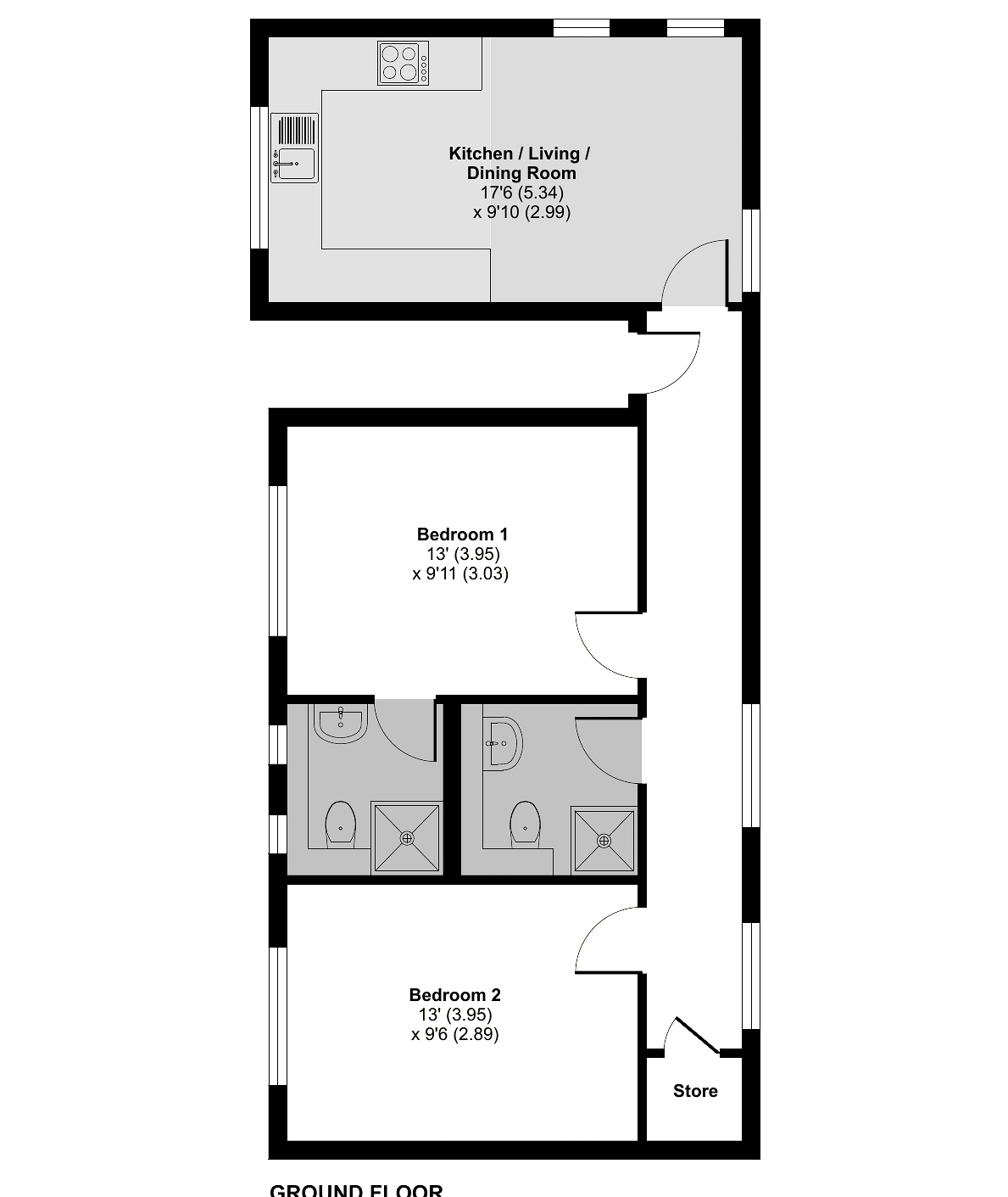 4, Firgarth Flats,, Ambleside Road, Cumbria floorplan