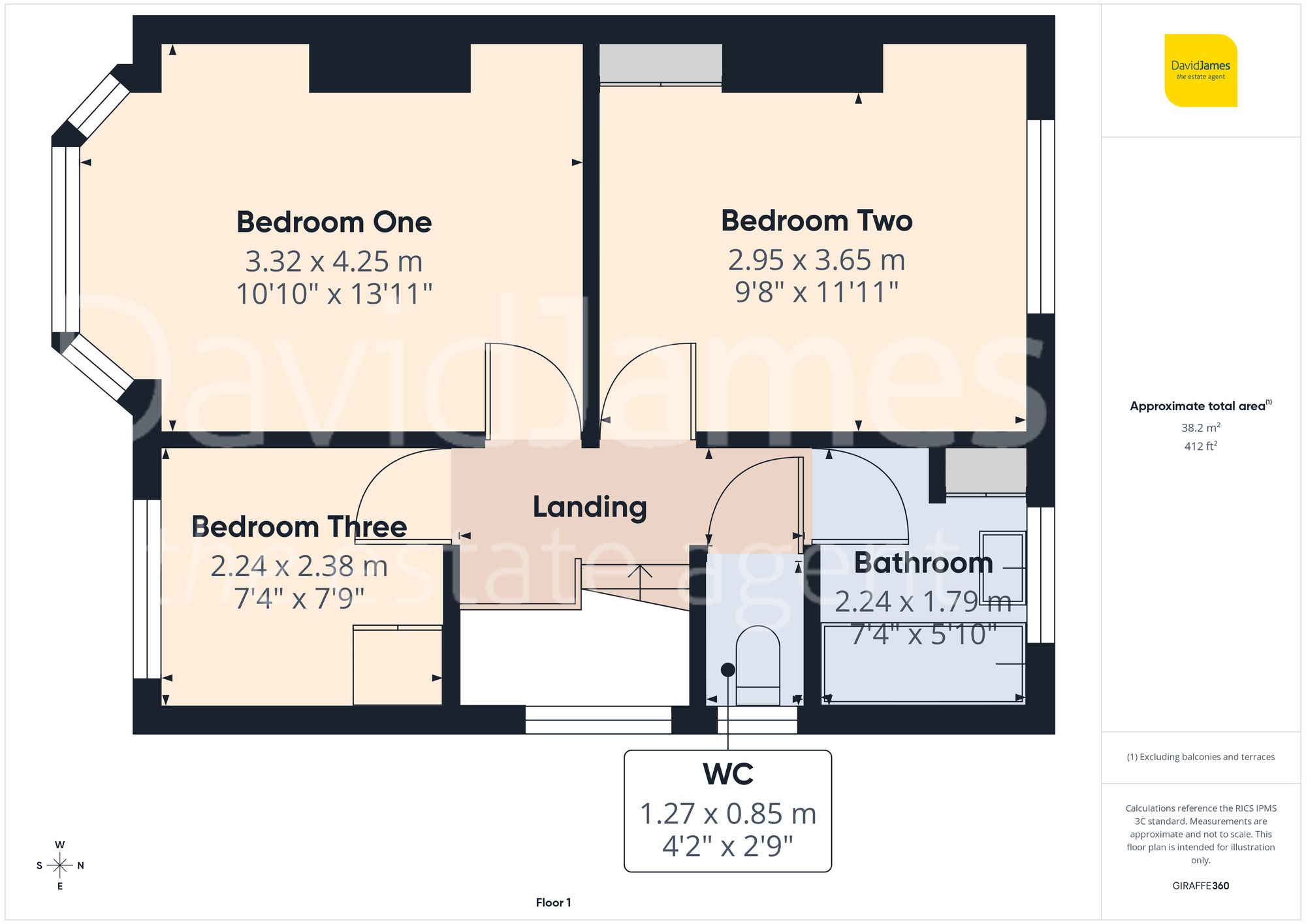 28 Exton Road, Nottingham floorplan