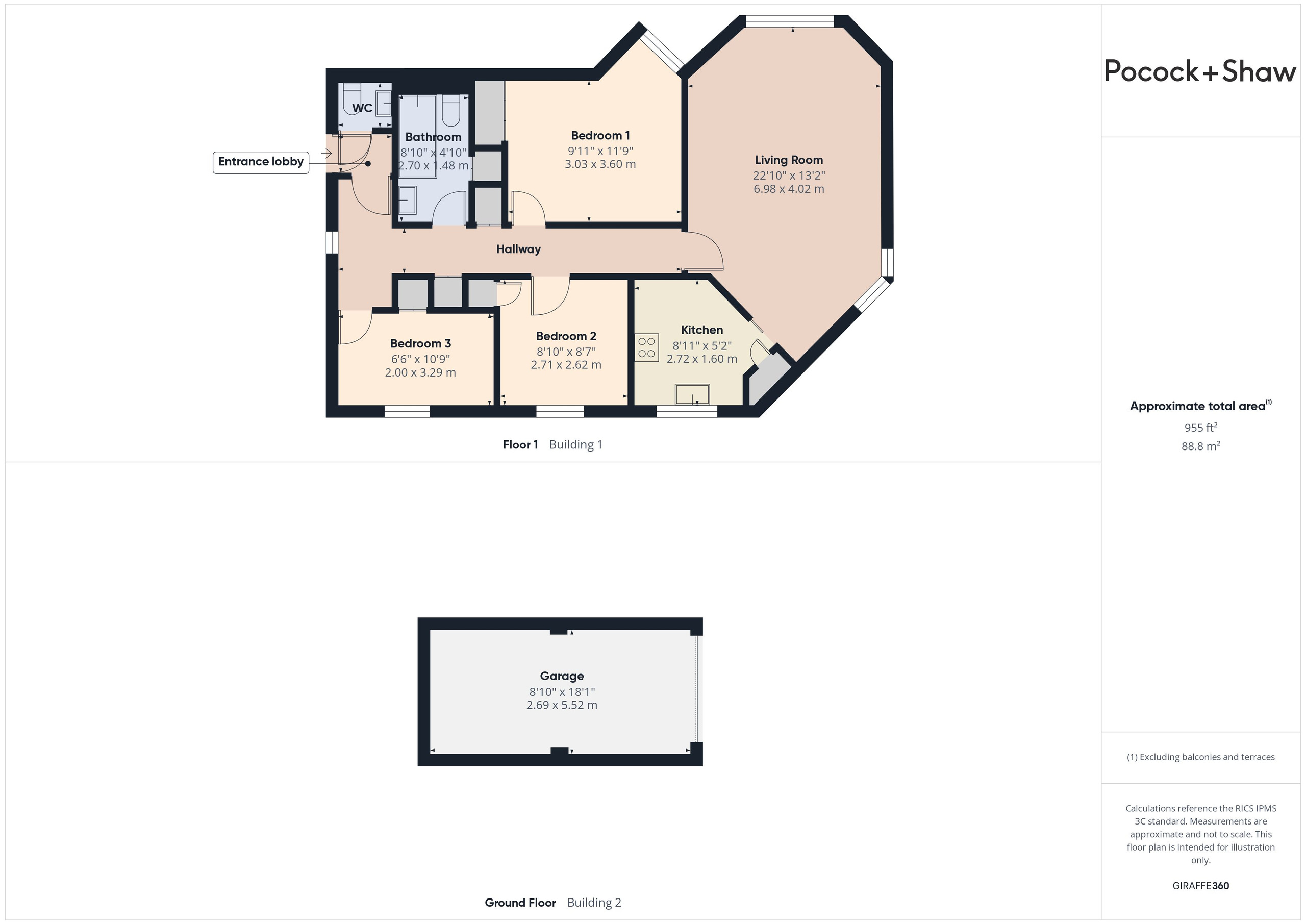 3 Archway Court, Cambridge floorplan