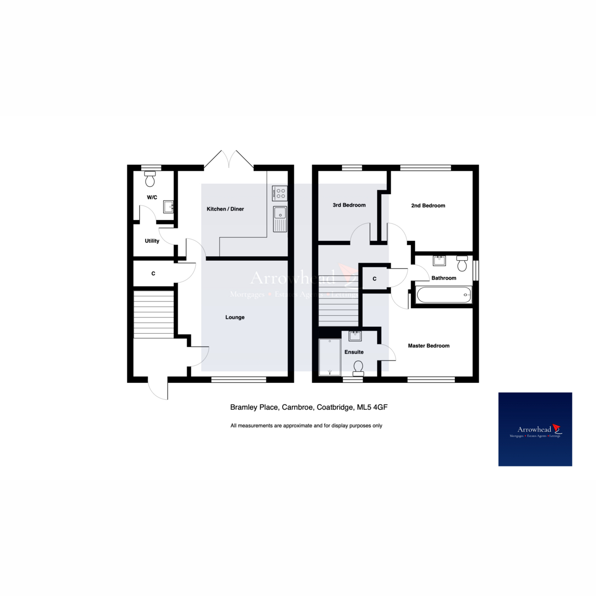 32, Bramley Place, Coatbridge floorplan
