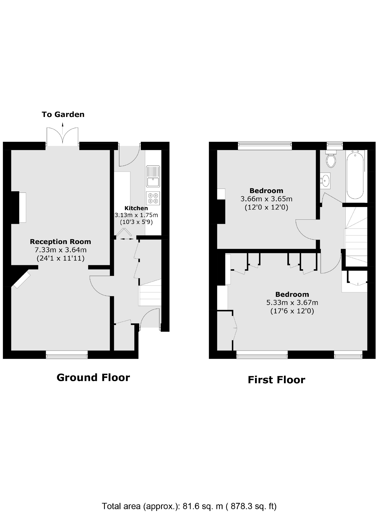 85, Sawley Road, London floorplan