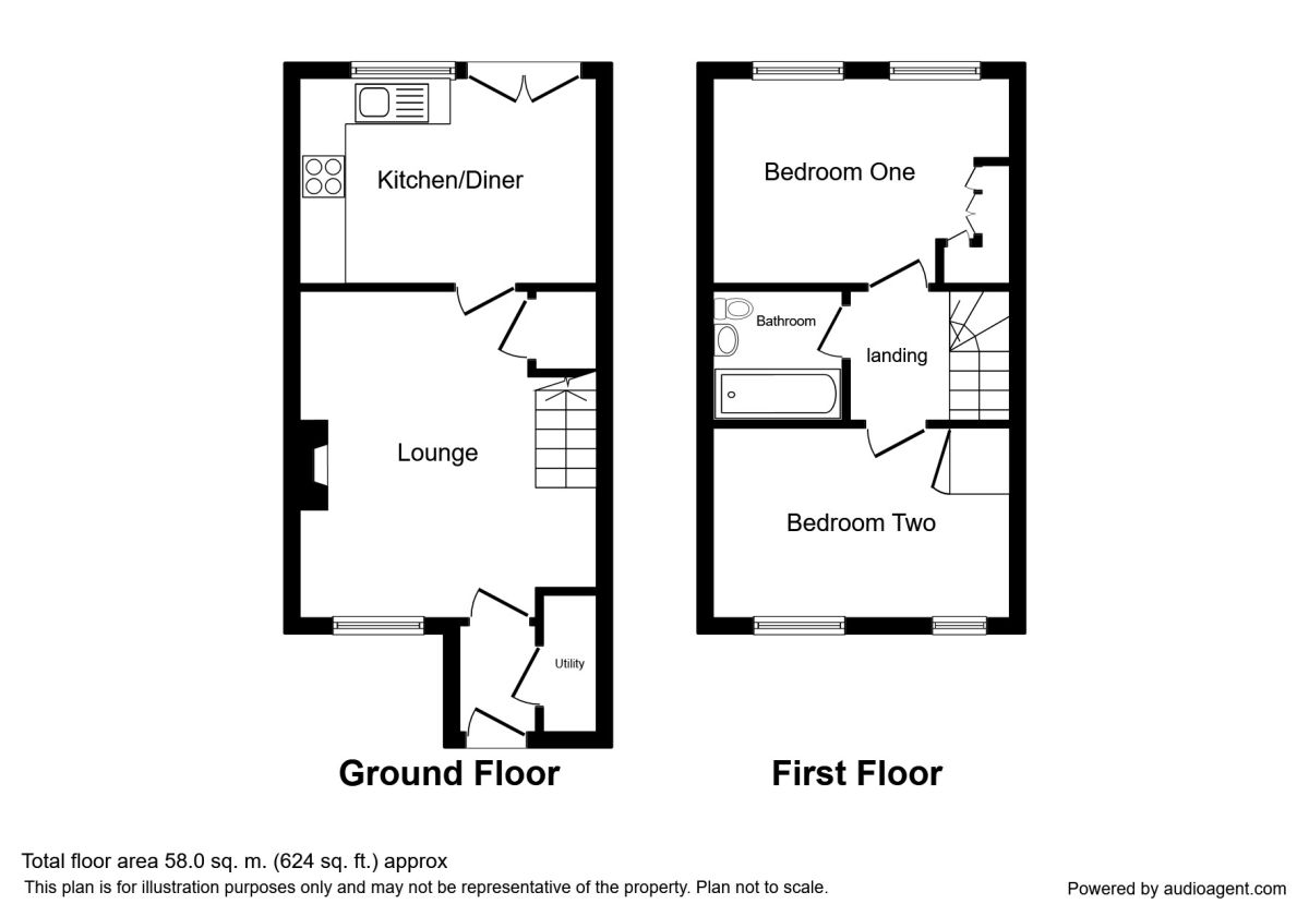 2 Bedrooms Terraced house for sale in Dovecote Place, Lightwood, Stoke-On-Trent ST3