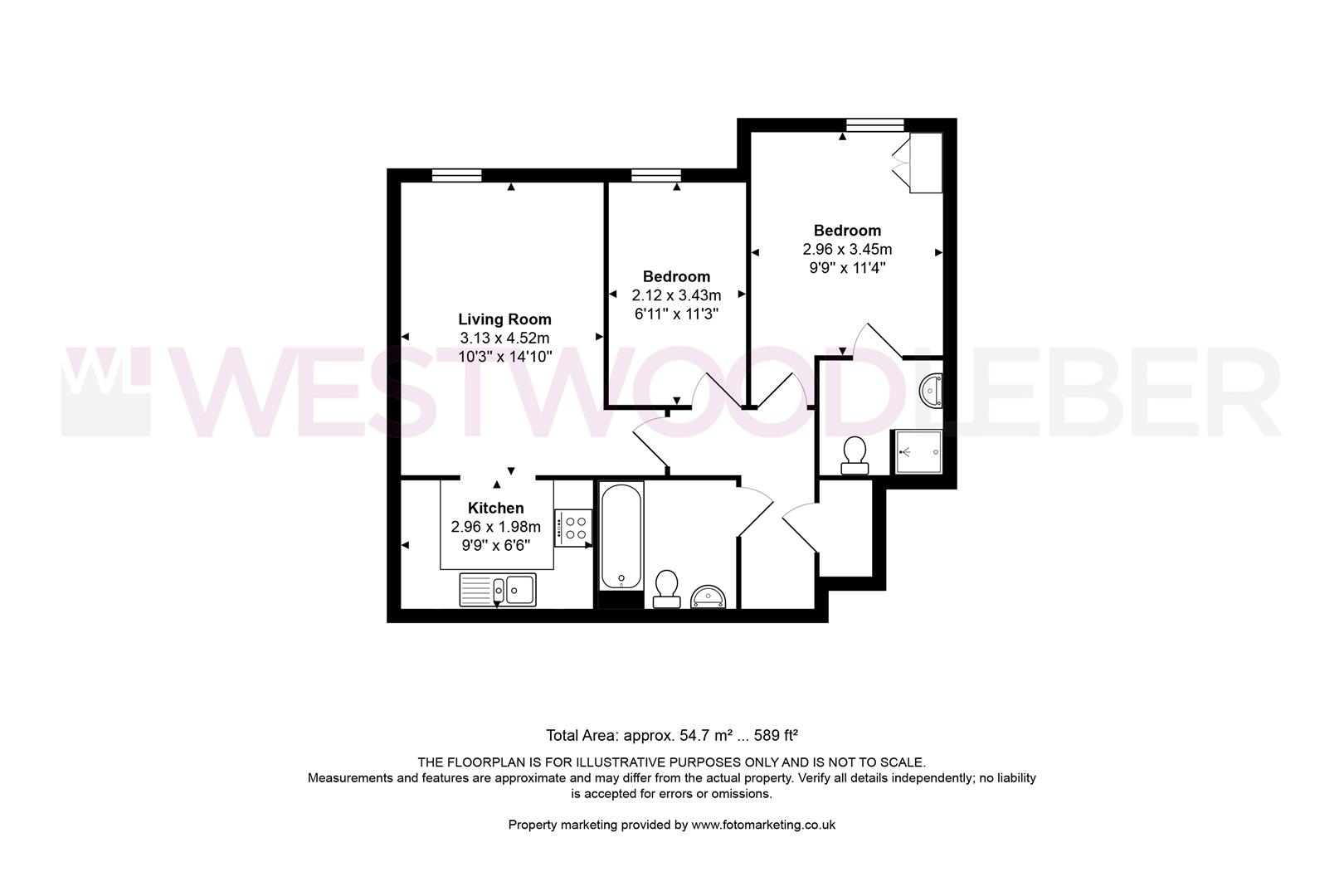 17 Esdaile Hall, Esdaile Lane, Hoddesdon floorplan