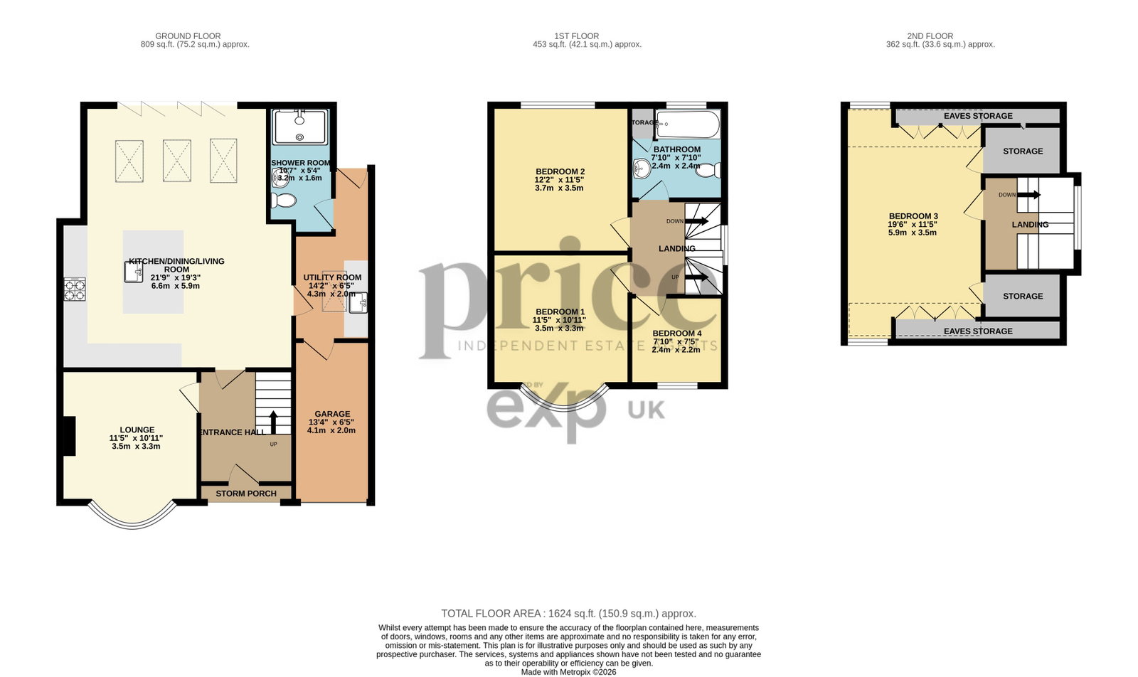 39, Rawcliffe Croft, York floorplan