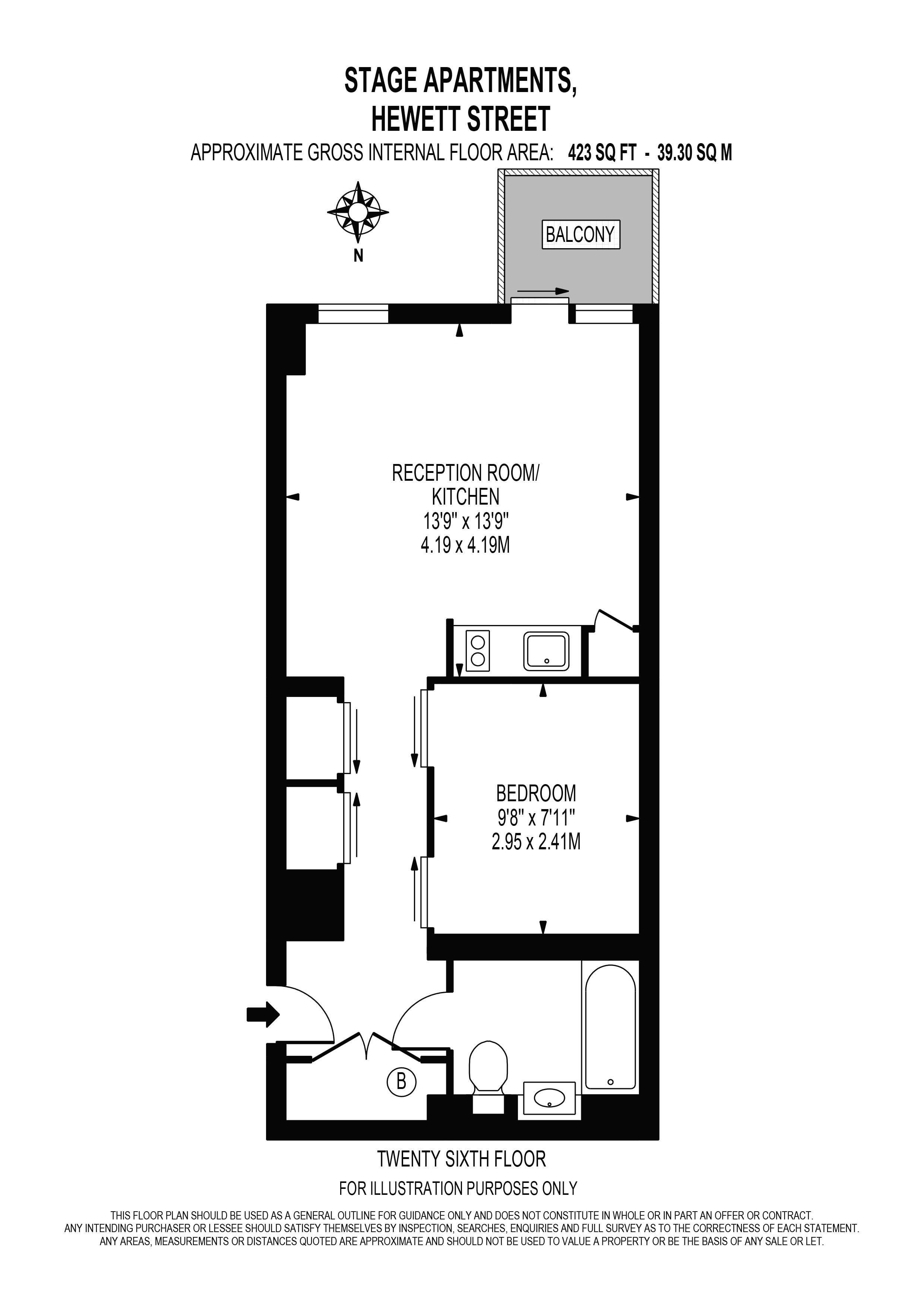 Hewett Street, London floorplan