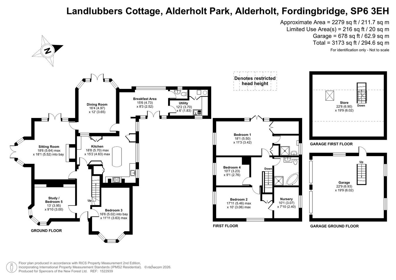 Landlubbers Cottage, Alderholt Park, Fordingbridge floorplan