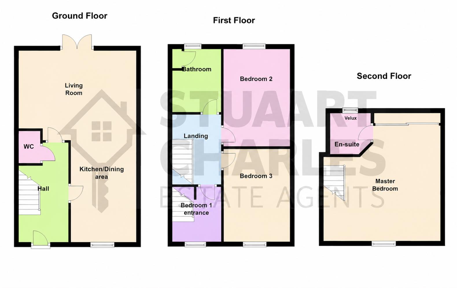 15, Regal Close, Corby floorplan