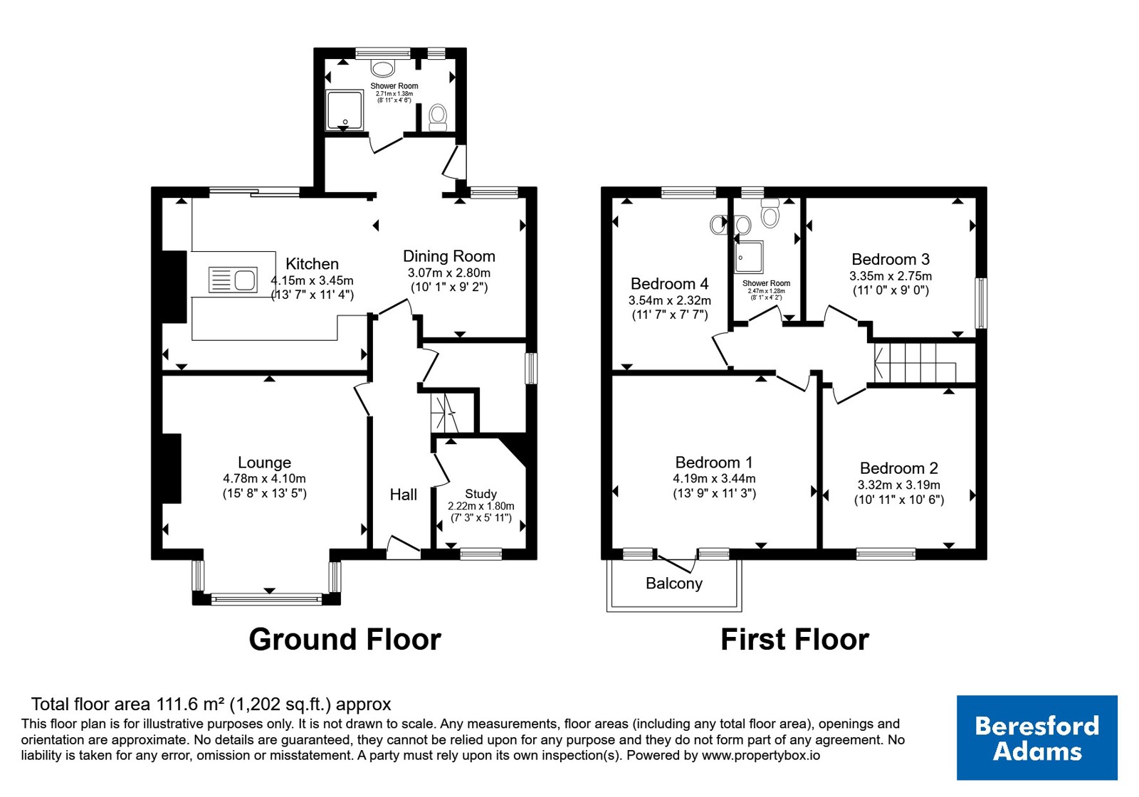 Abbey Road, Colwyn Bay floorplan