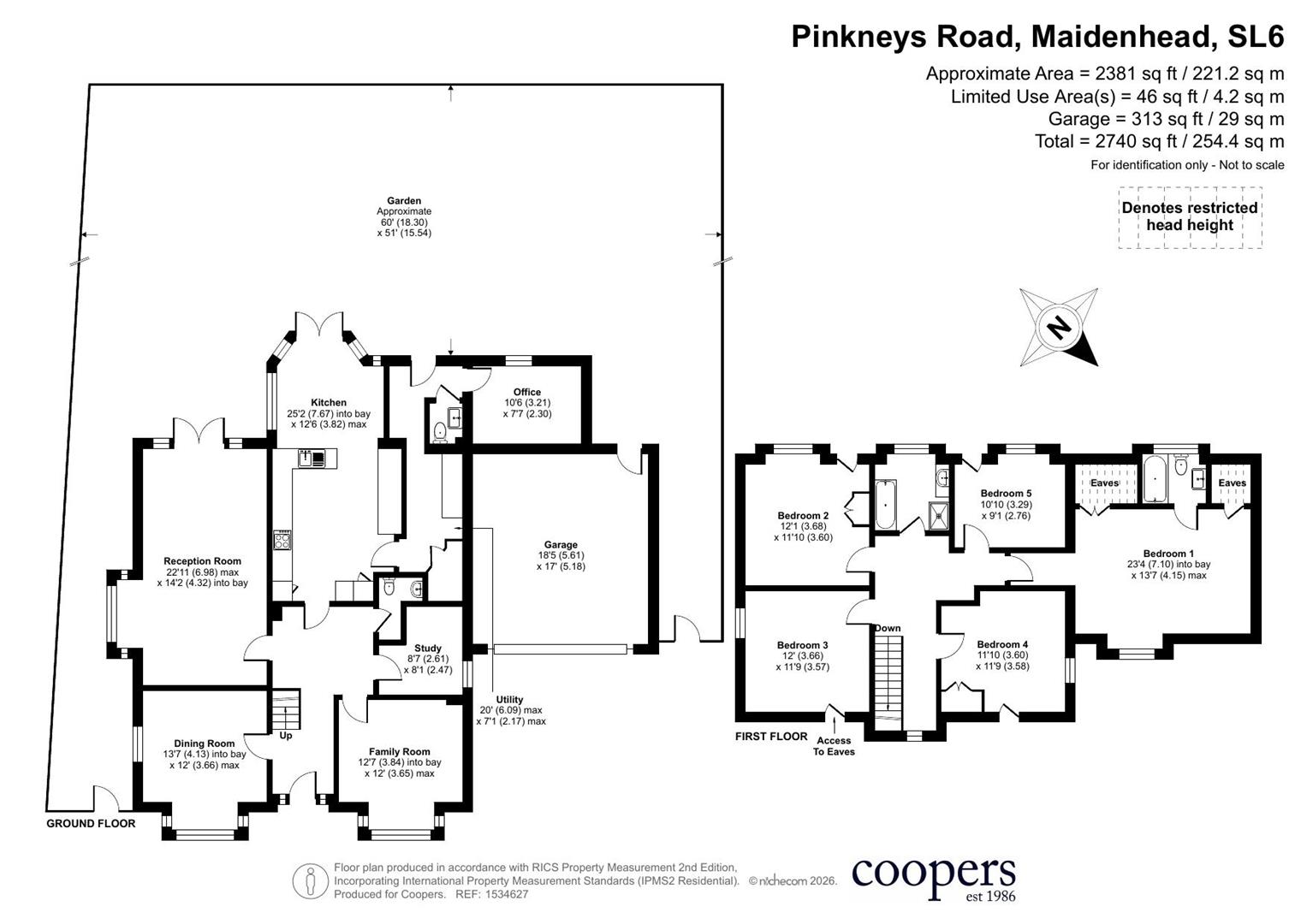 1, Pinkneys Road, Maidenhead floorplan