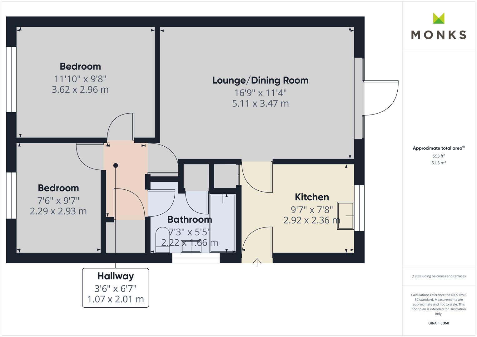 63, Somerset Way, Shrewsbury floorplan