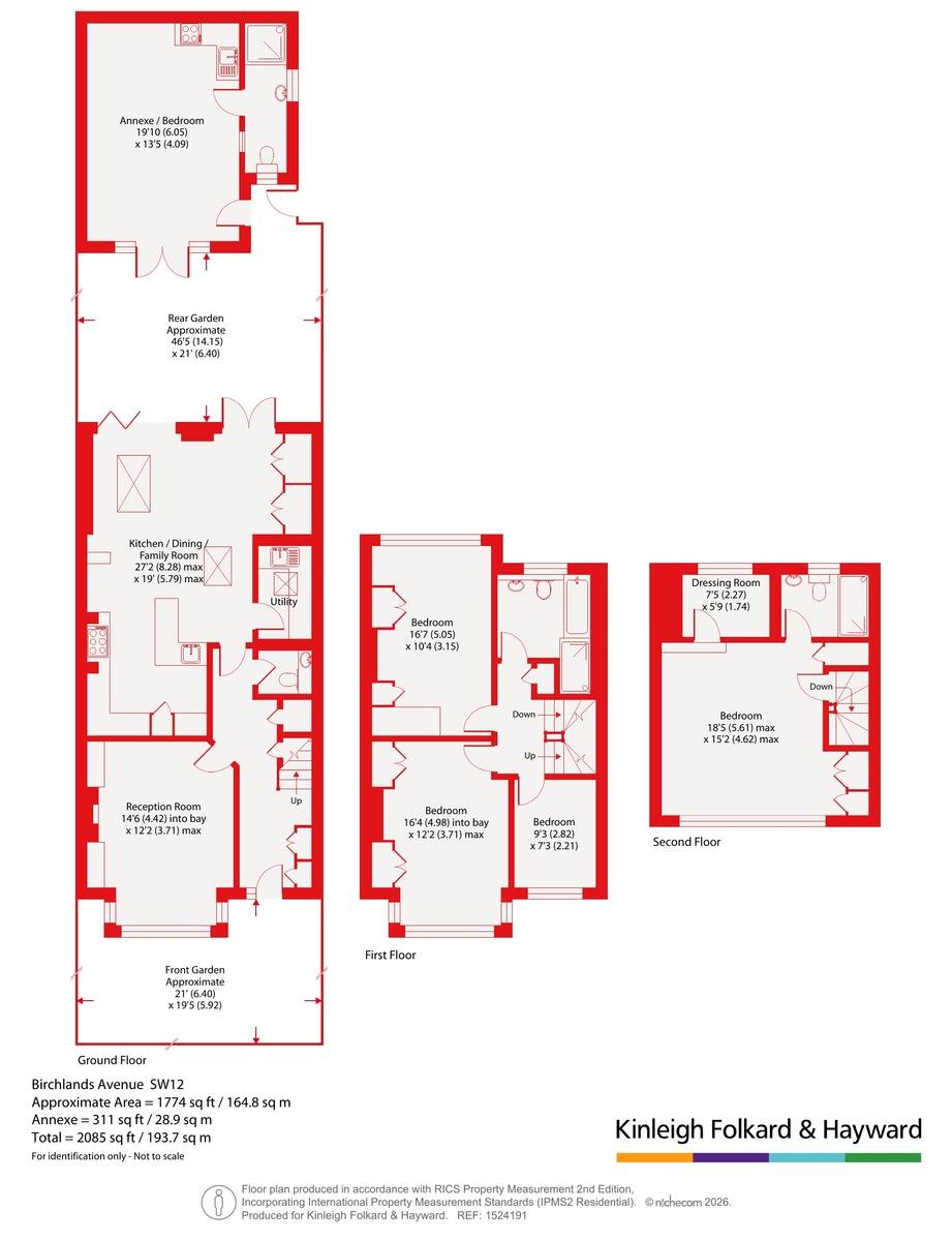 17, Birchlands Avenue, London floorplan