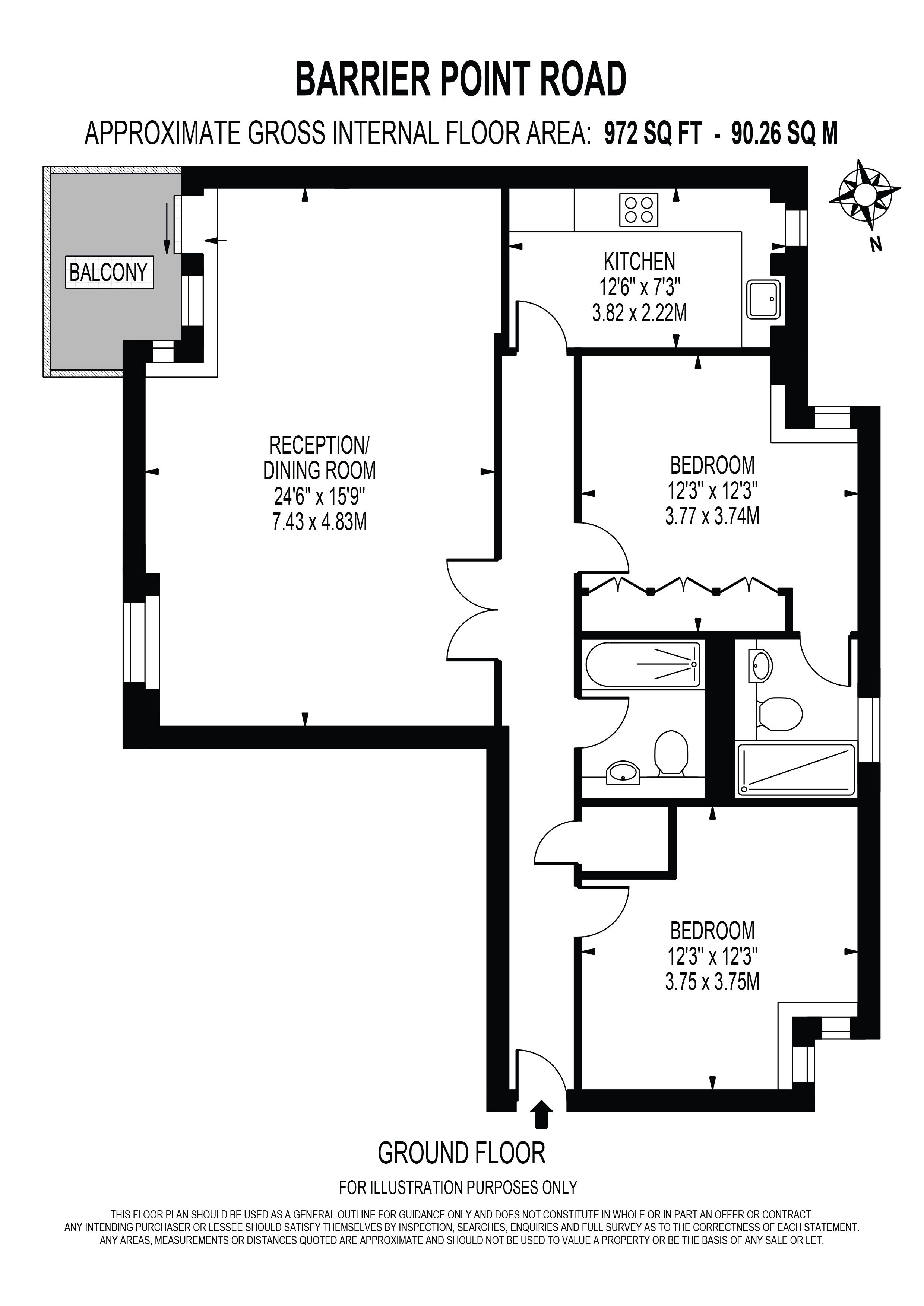 131, Barrier Point Road, London floorplan