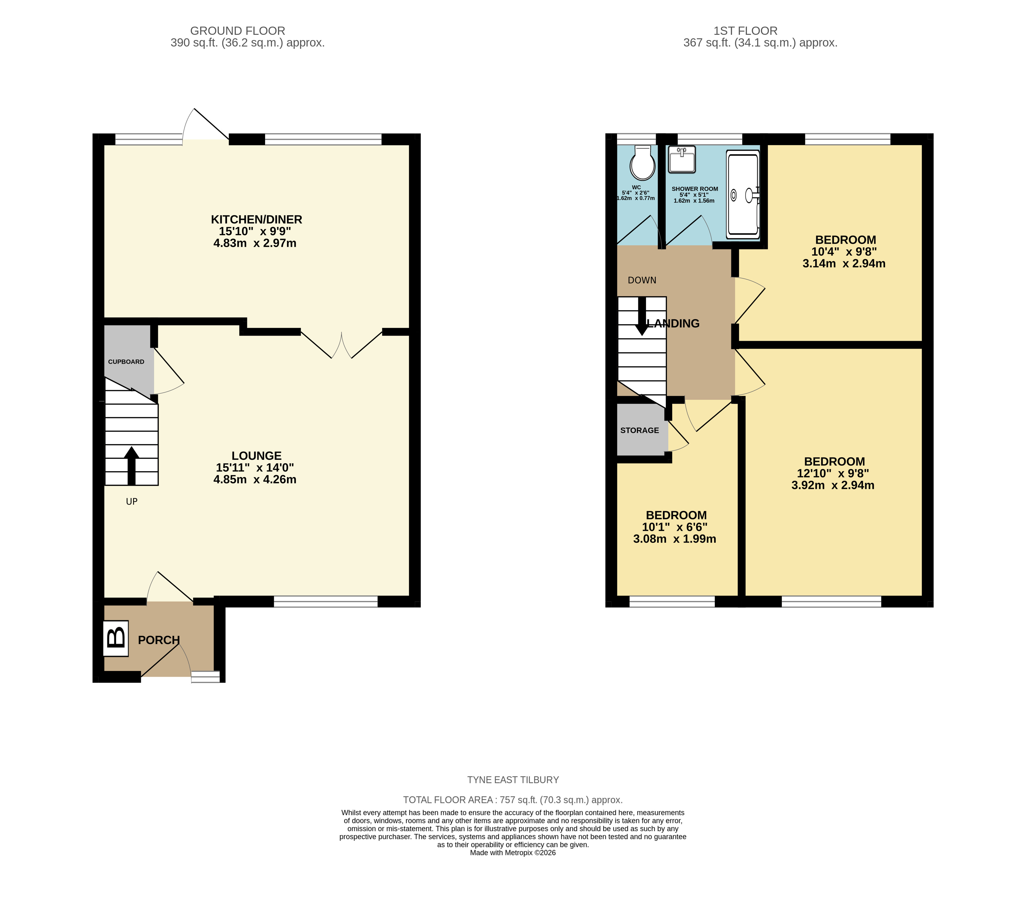 33, Tyne East Tilbury, Essex floorplan